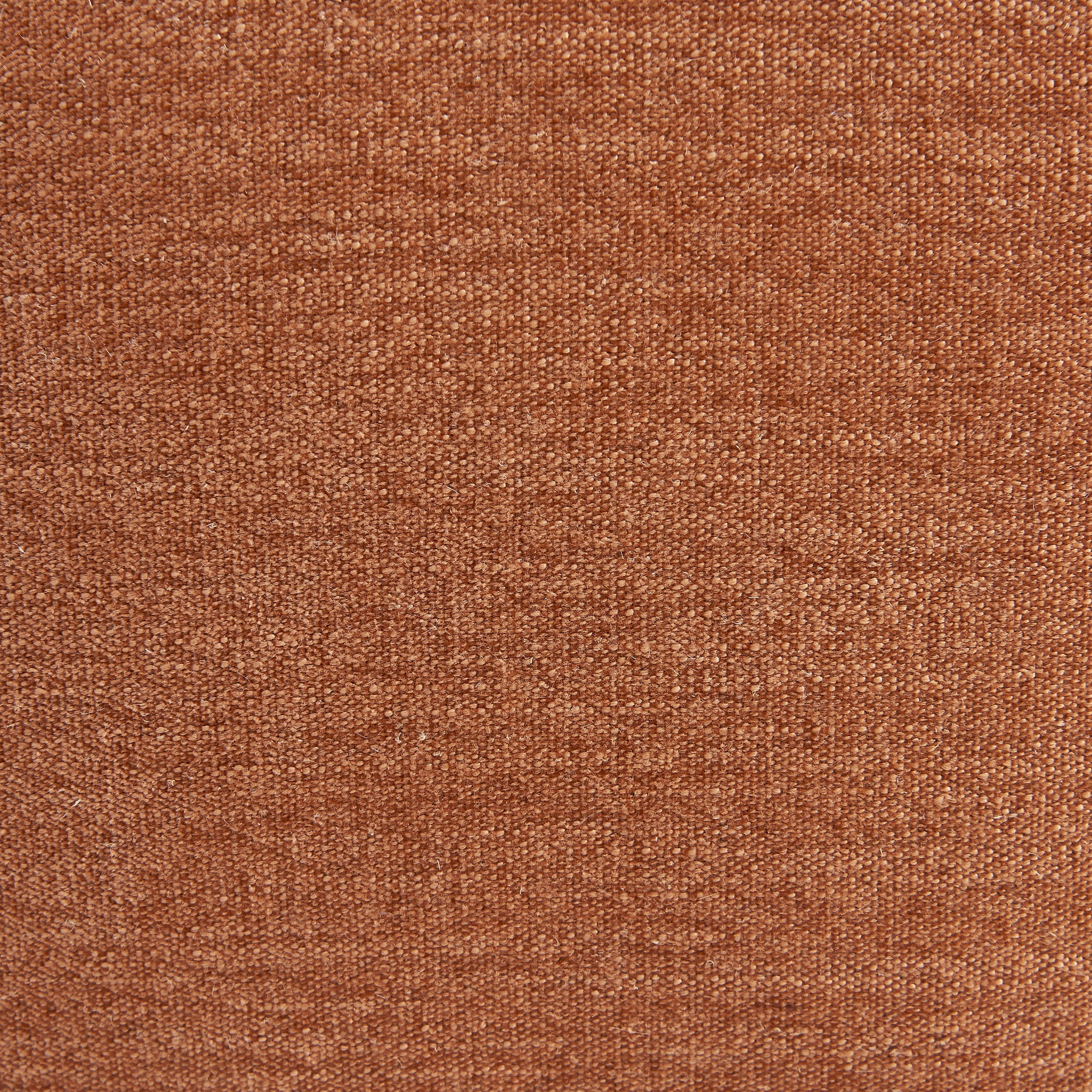 MOODY Chenille Fabric Pouf – Orange