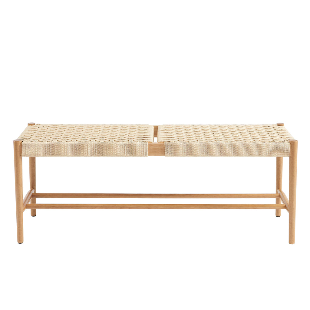 MOTTO Scandinavian-Style Solid Wood Bench