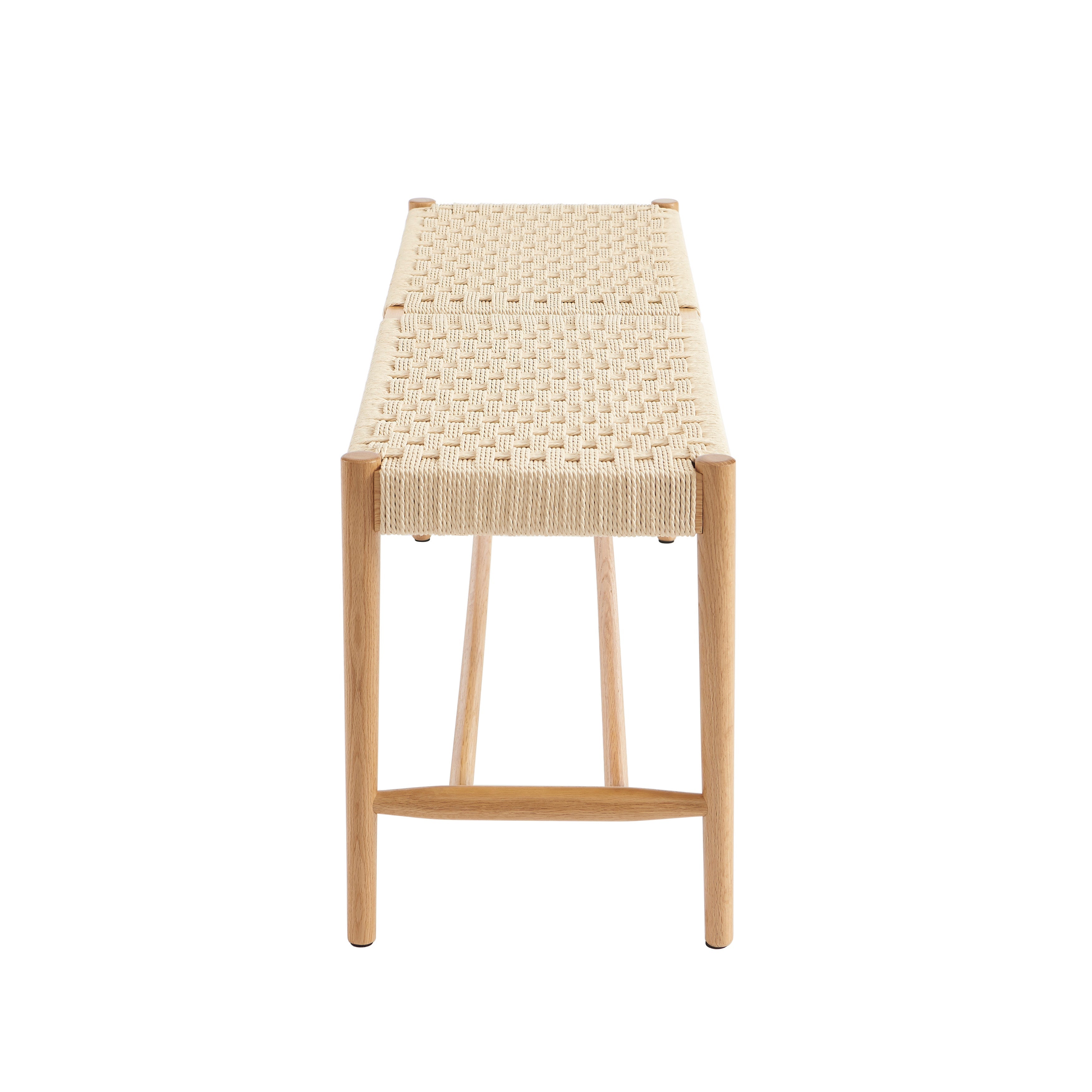 MOTTO Scandinavian-Style Solid Wood Bench