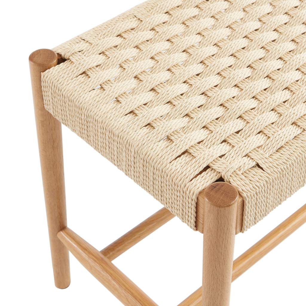 MOTTO Scandinavian-Style Solid Wood Bench