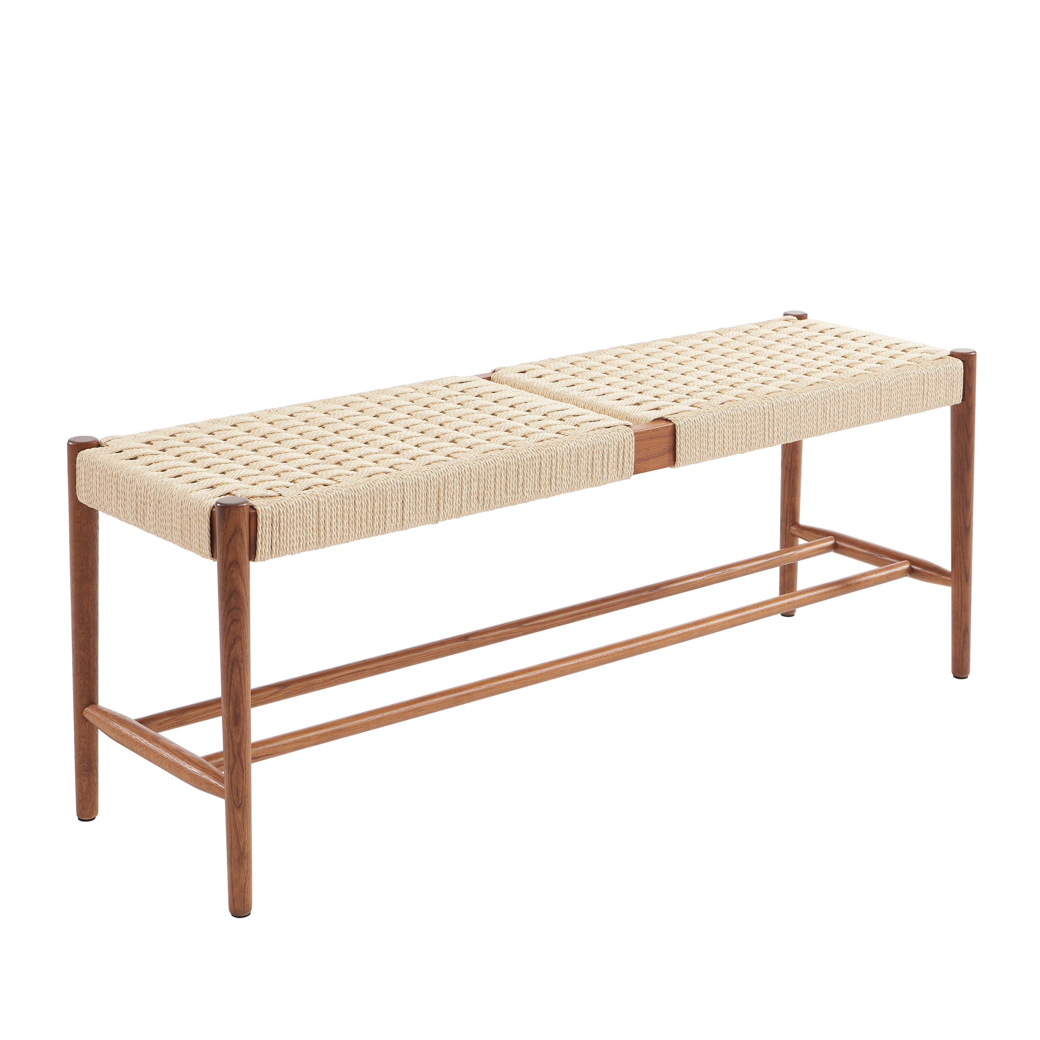 MOTTO Scandinavian-Style Solid Wood Bench