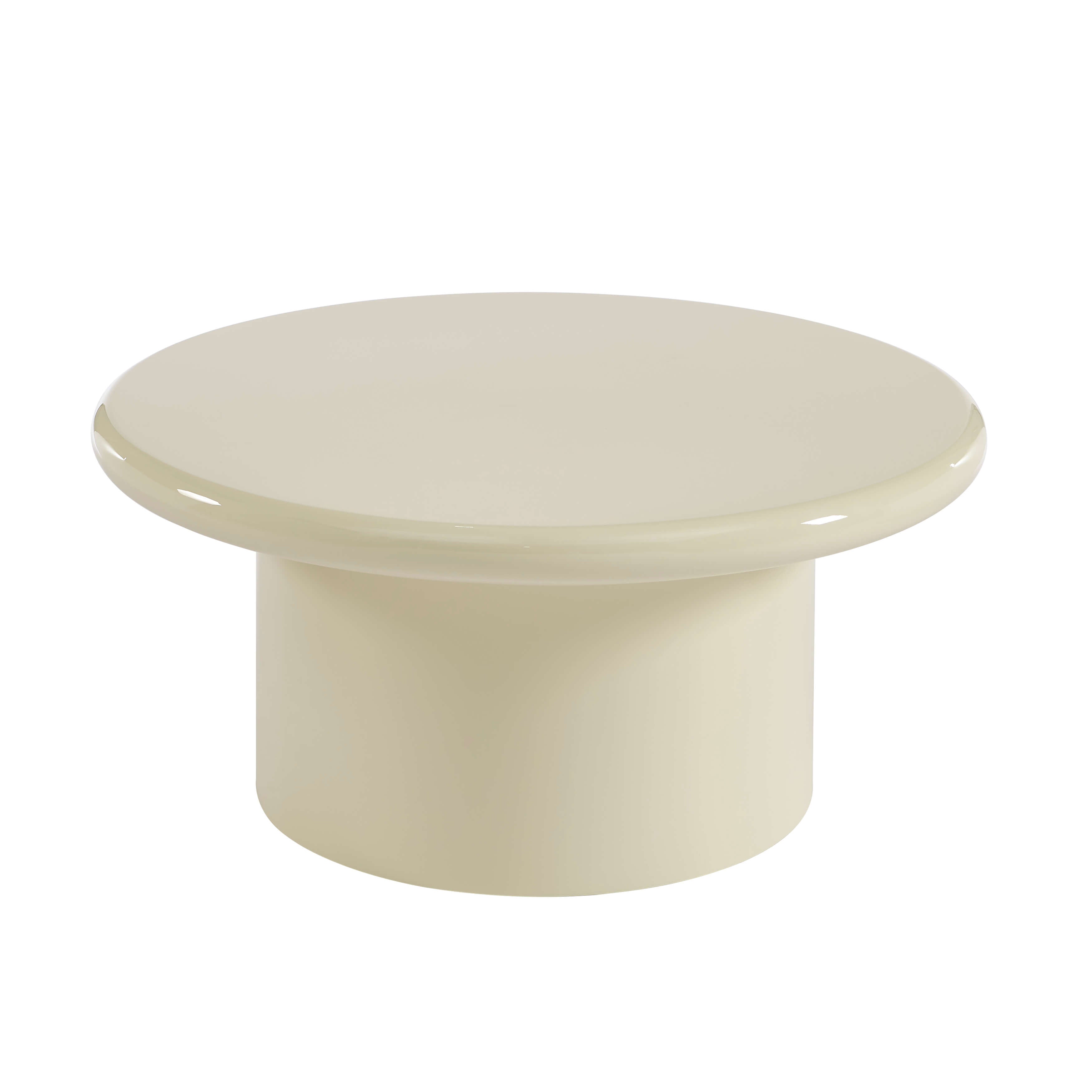MOXY Round Coffee Table - White