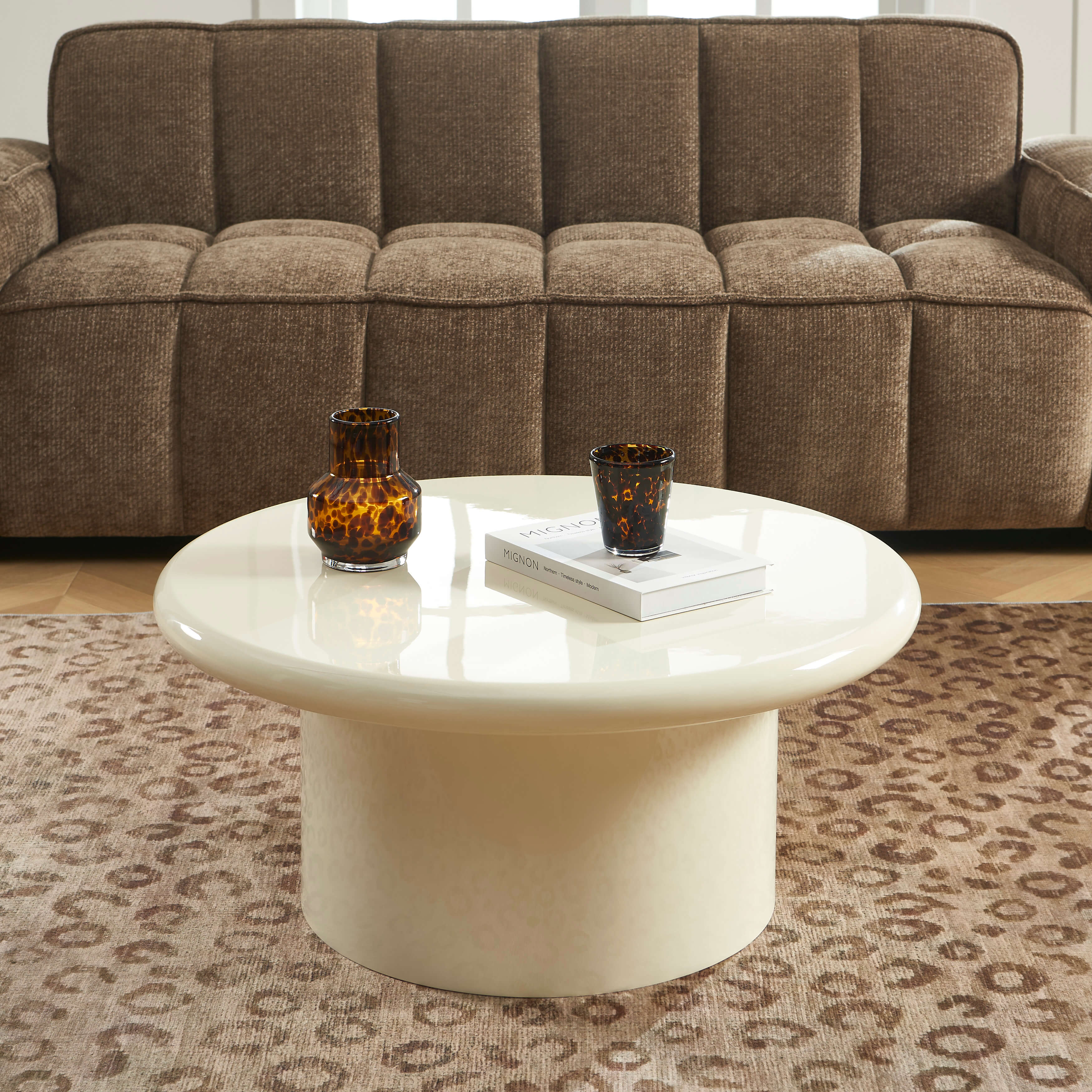 MOXY Round Coffee Table - White