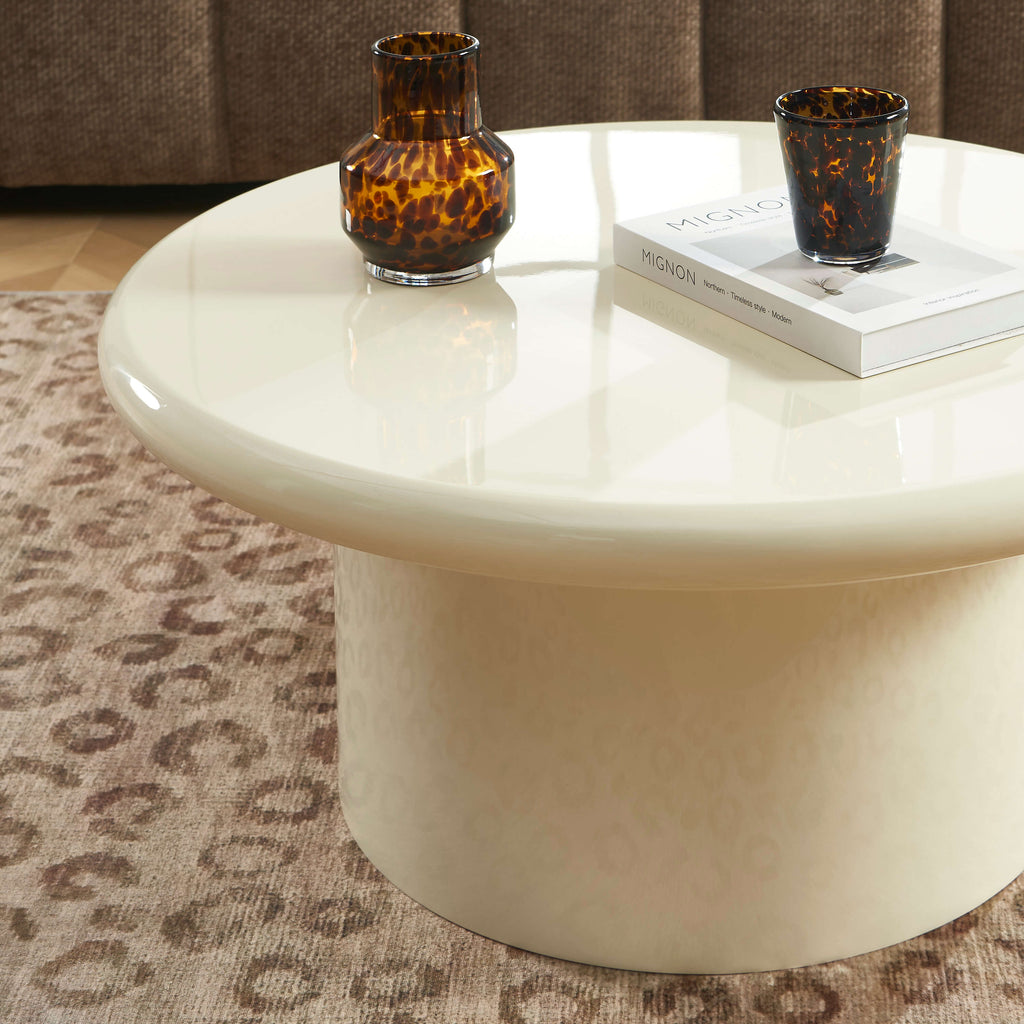 MOXY Round Coffee Table - White