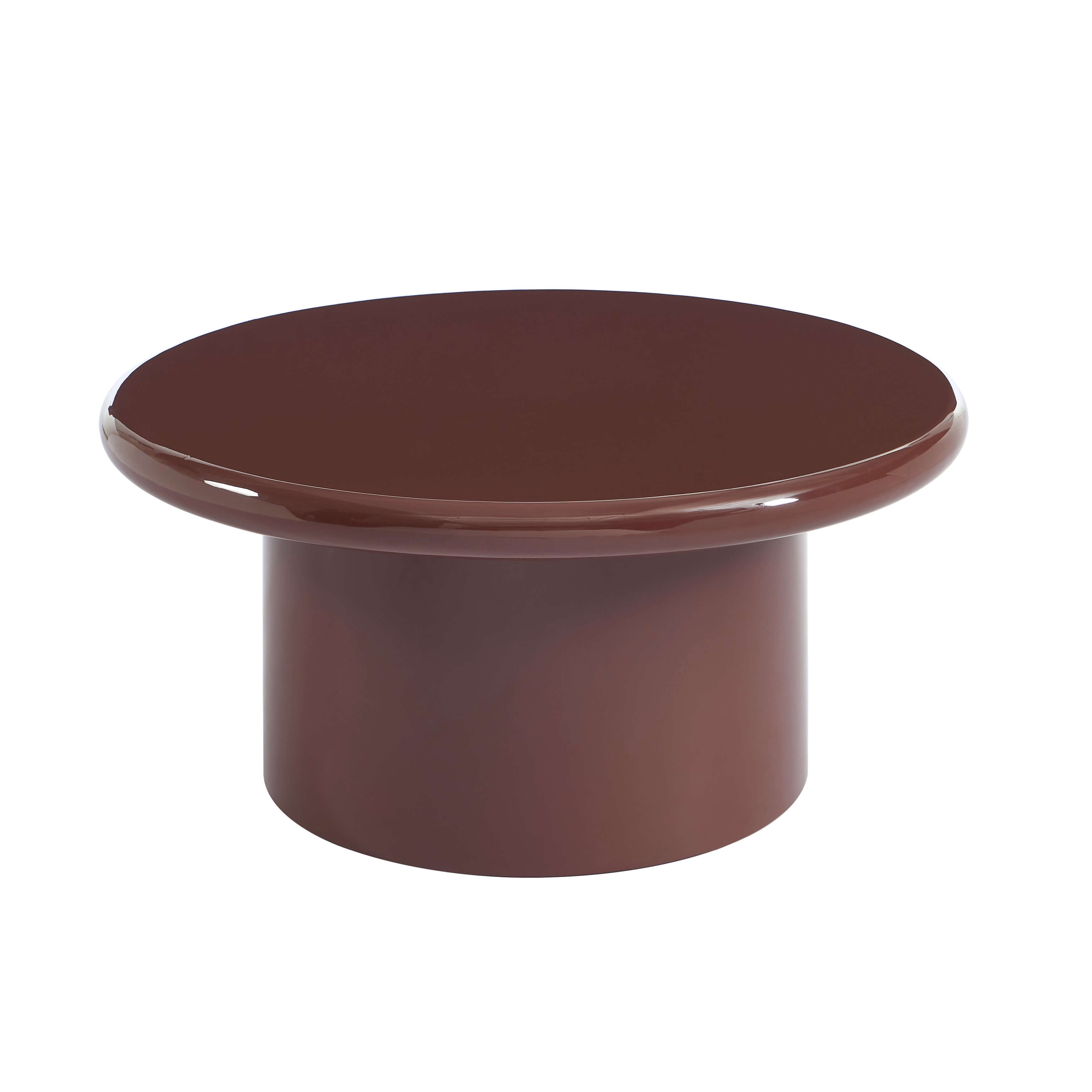 MOXY Round Coffee Table - Burgundy