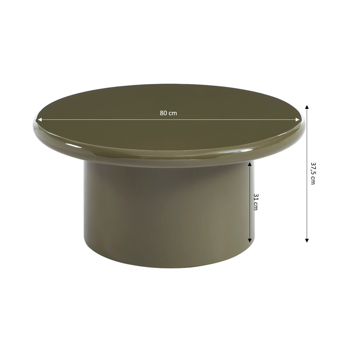 MOXY Round Coffee Table - Green