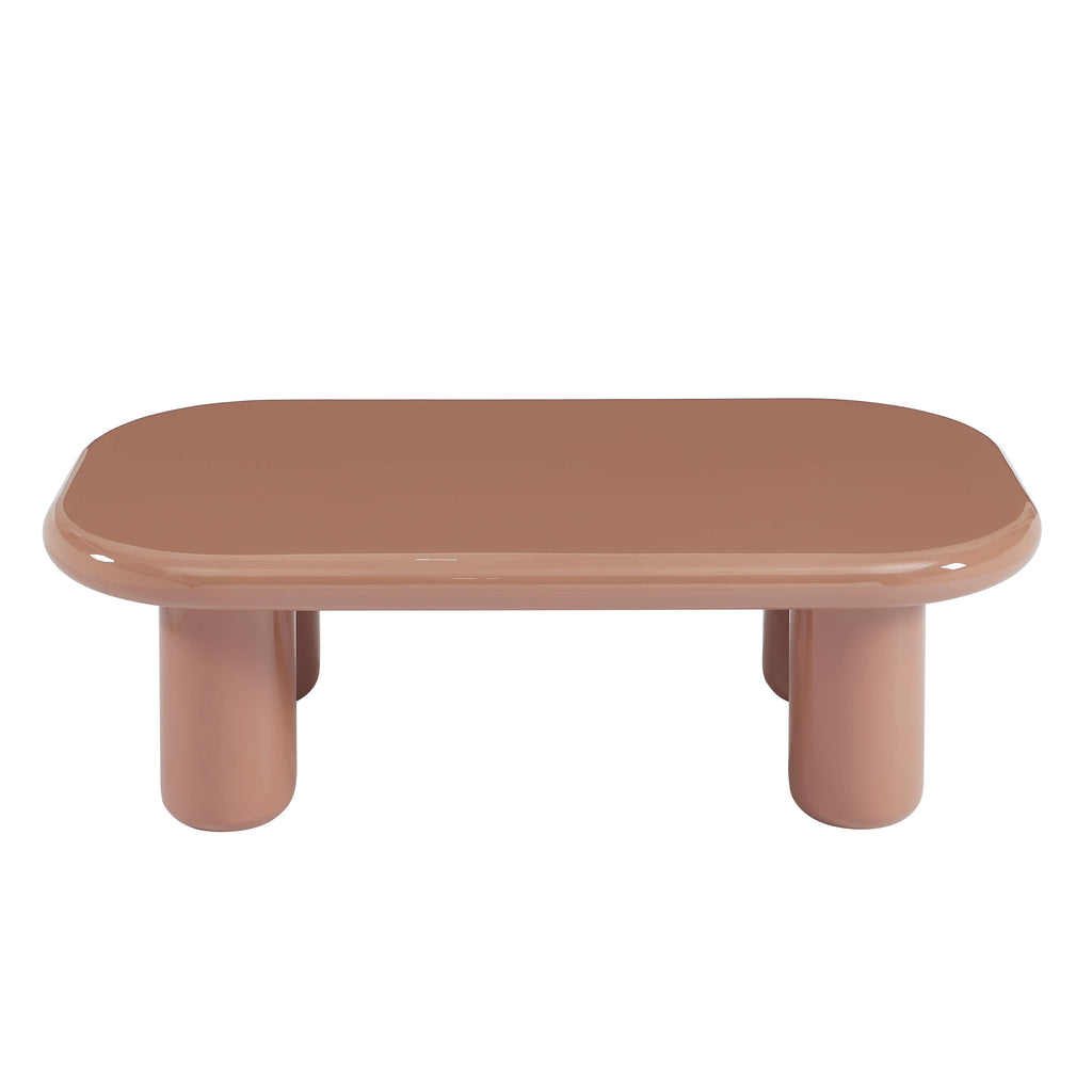 MOXY Coffee Table High Gloss Finish (47") - Light pink