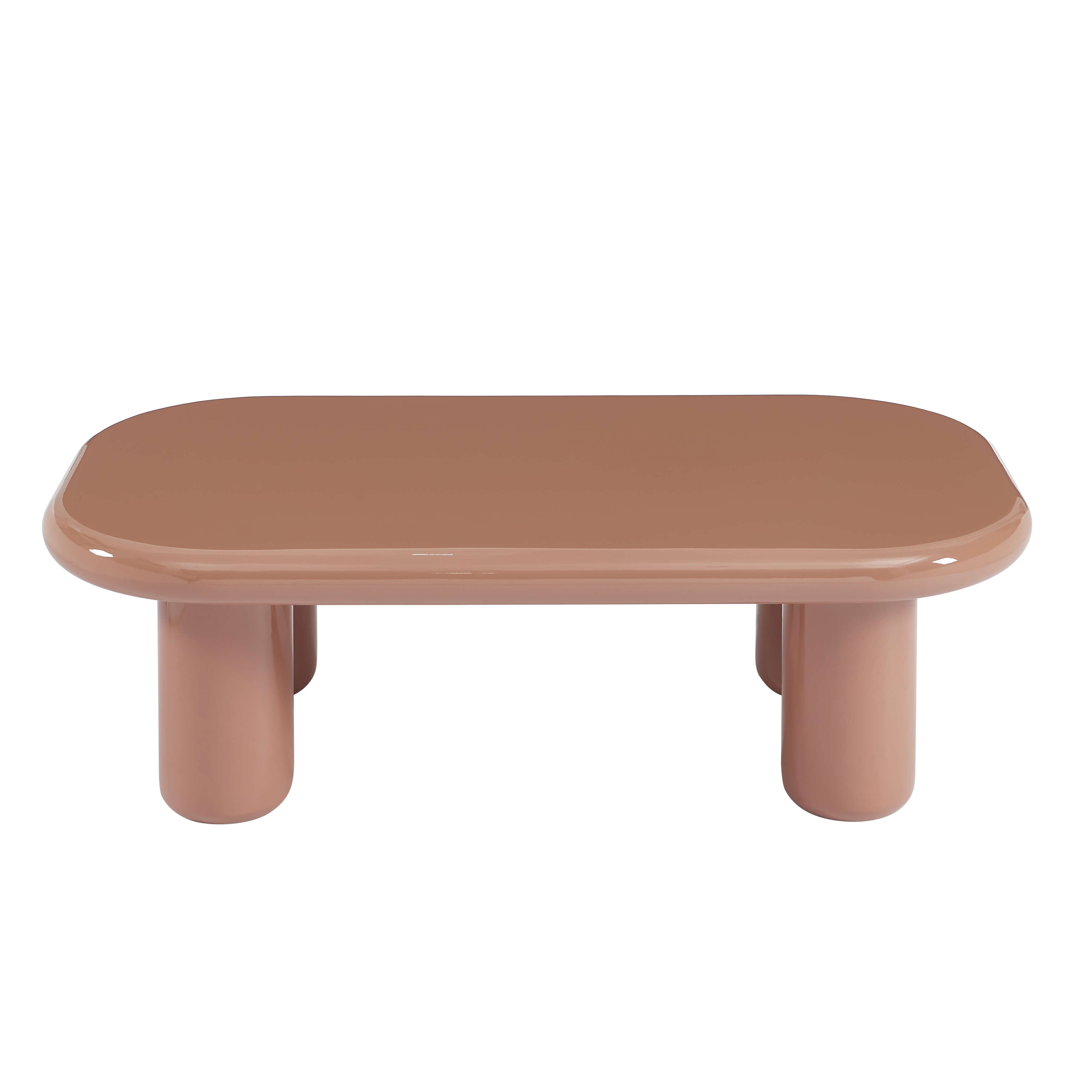 MOXY Coffee Table High Gloss Finish (47") - Light pink