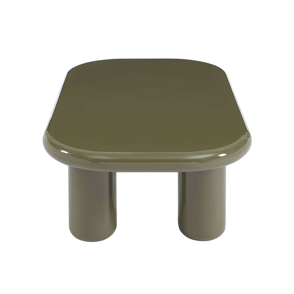 MOXY Coffee Table High Gloss Finish (47") - Green