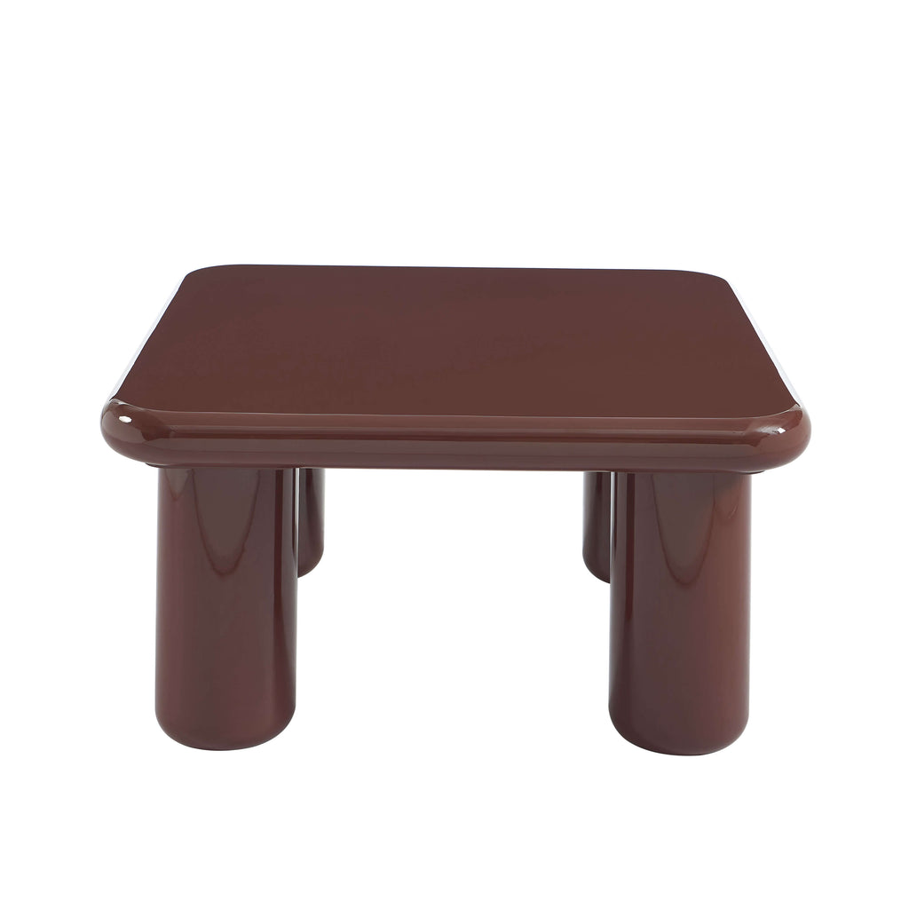 MOXY Coffee Table High Gloss Finish (31") - Burgundy