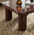 MOXY Coffee Table High Gloss Finish (31") - Burgundy