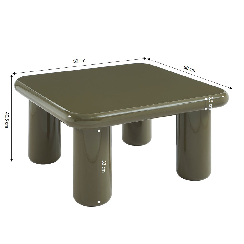MOXY Coffee Table High Gloss Finish (31") - Green