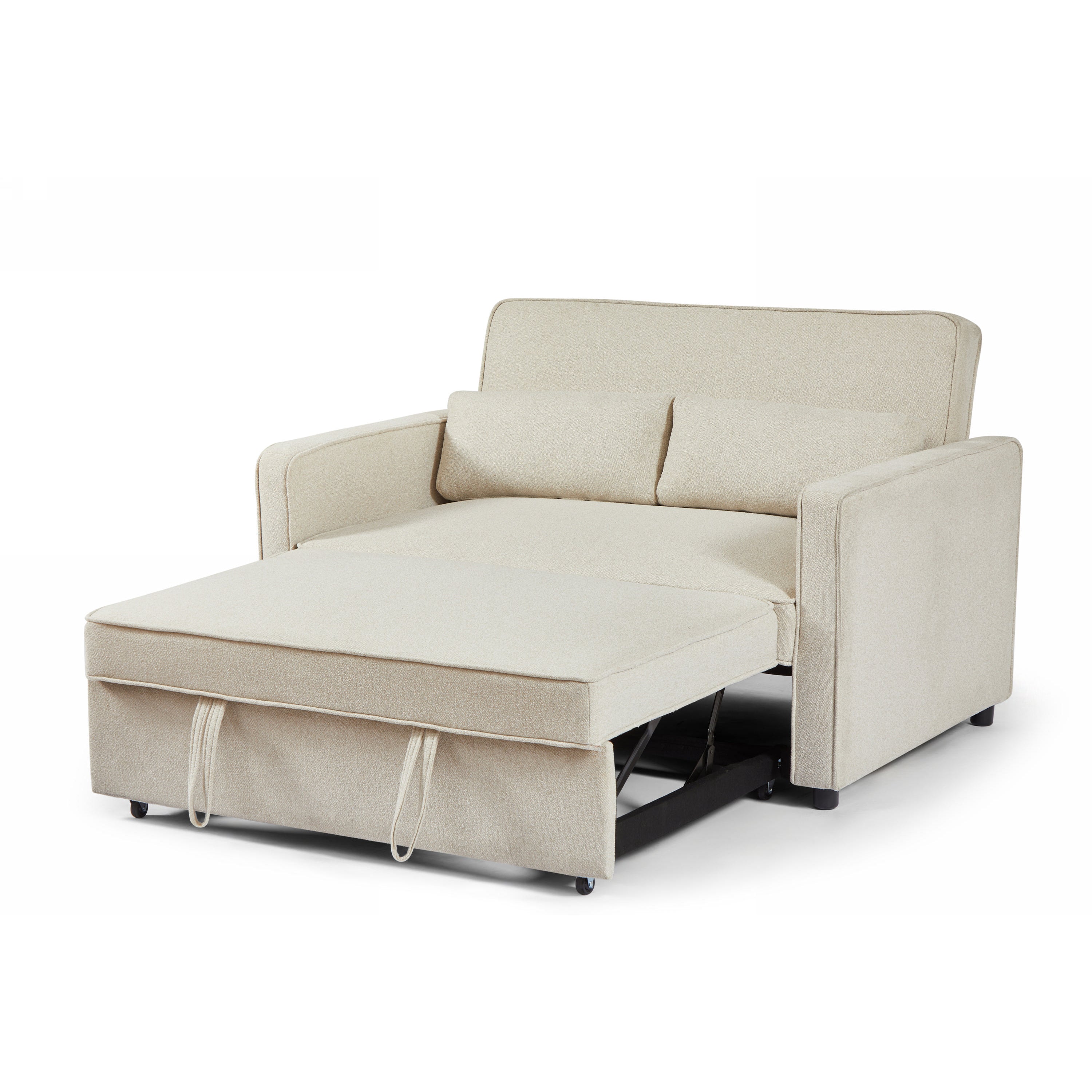 NEVA Convertible Sleeper Sofa – Fabric 2-Seater Living Room Furniture