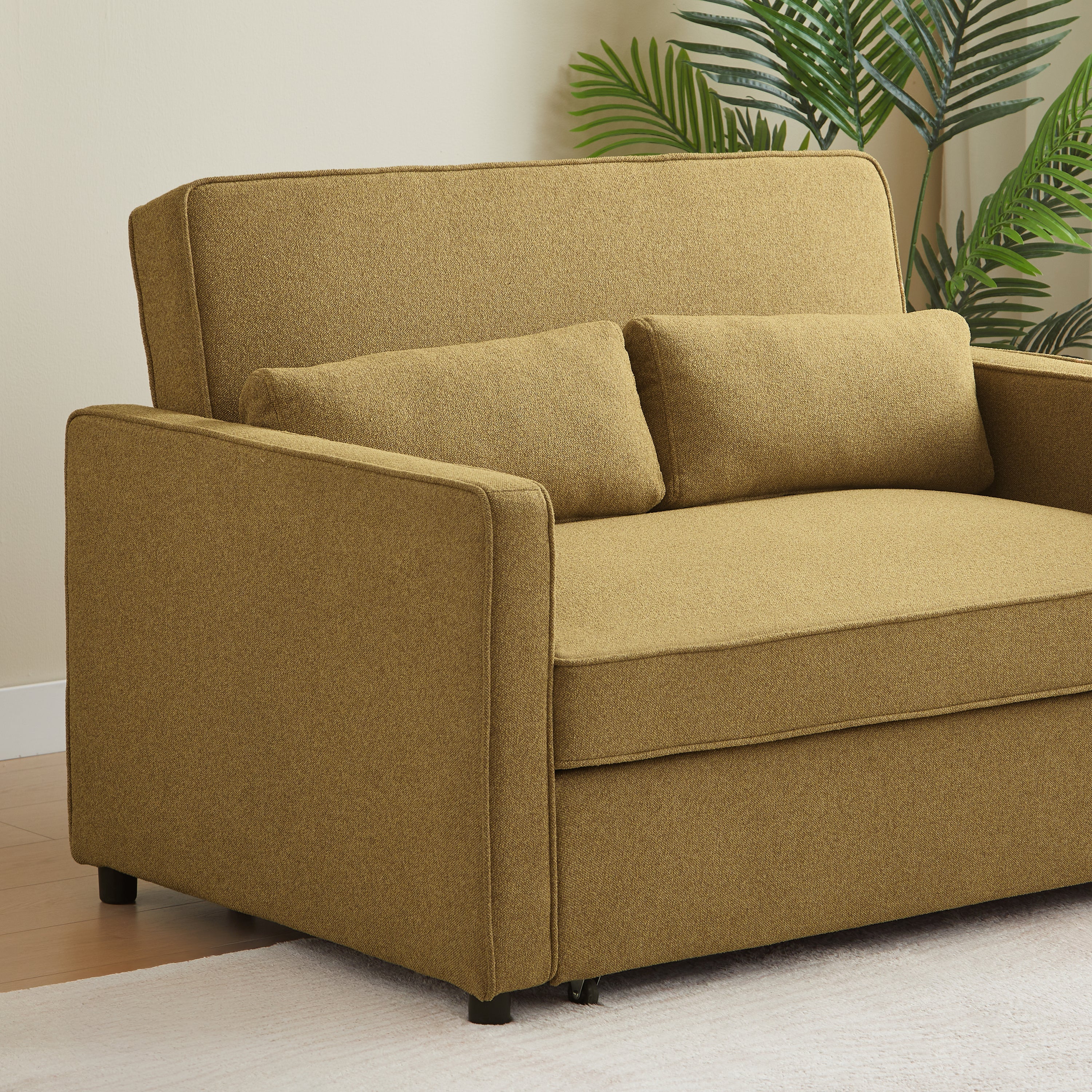 NEVA Convertible Sofa – Yellow