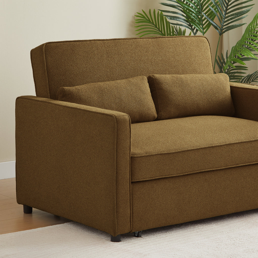 NEVA Convertible Sleeper Sofa – Fabric 2-Seater Living Room Furniture