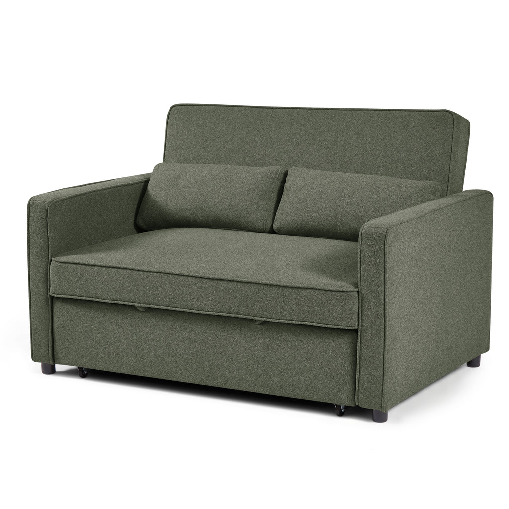 NEVA Convertible Sleeper Sofa – Fabric 2-Seater Living Room Furniture