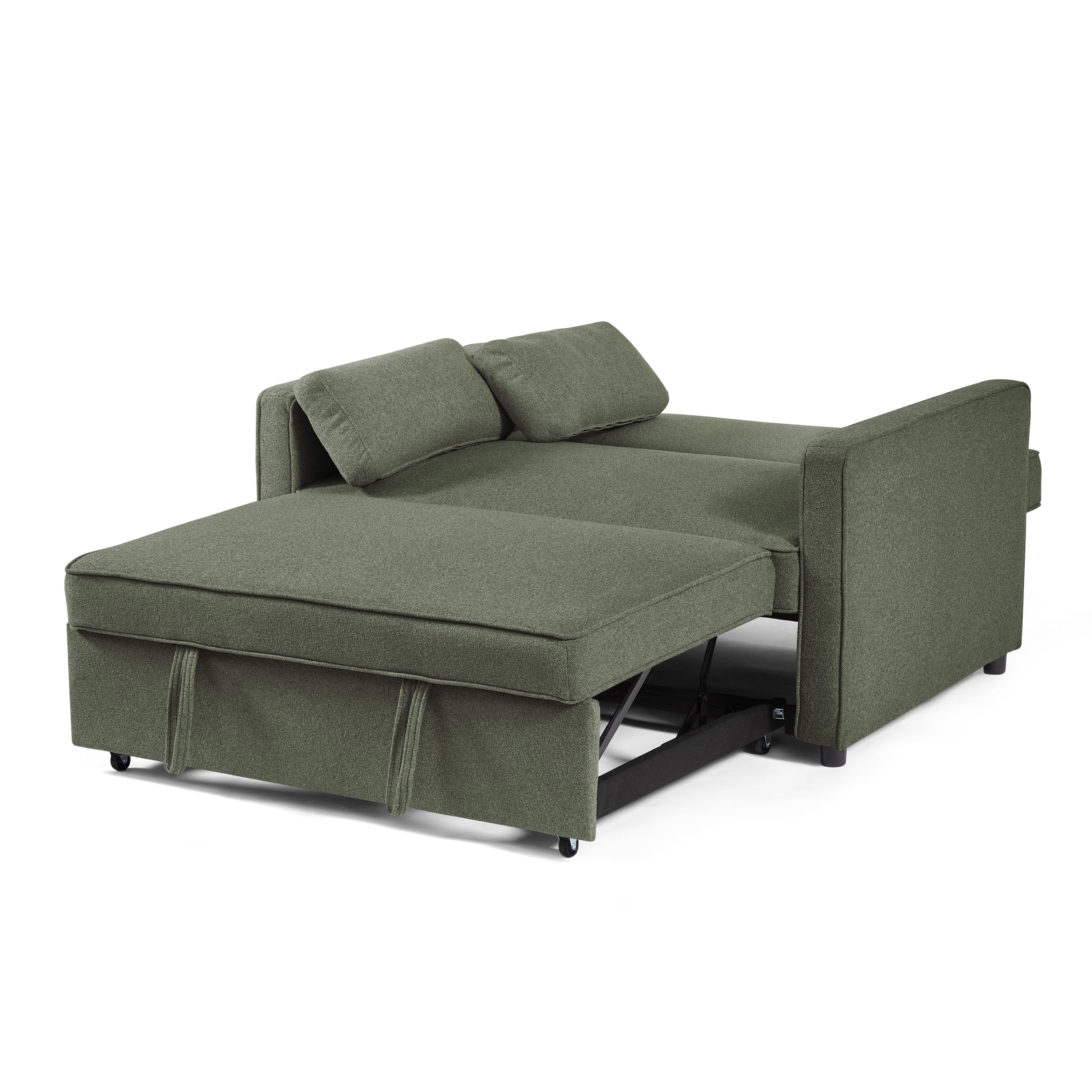 NEVA Convertible Sleeper Sofa – Fabric 2-Seater Living Room Furniture