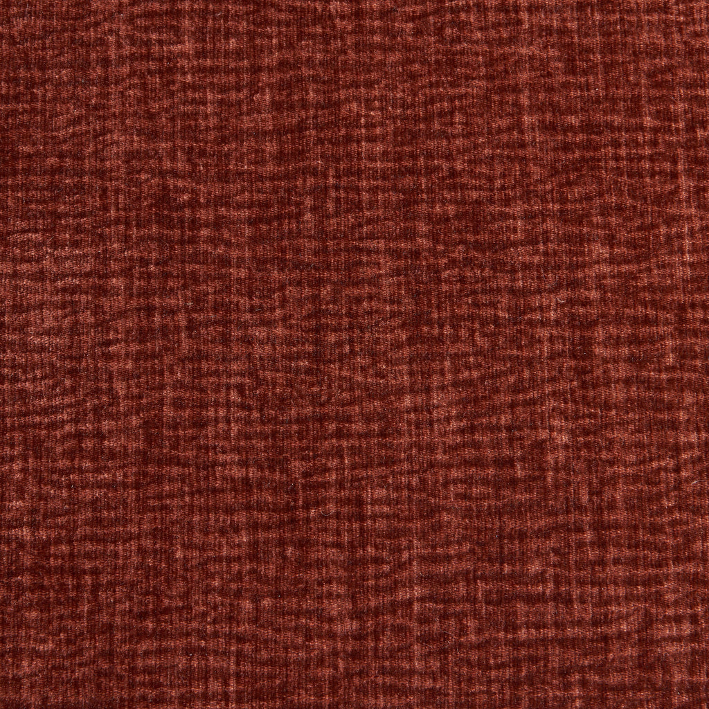 NIKKI 67'' 2-Seater Sofa Textured Velvet Upholstery - Terracotta