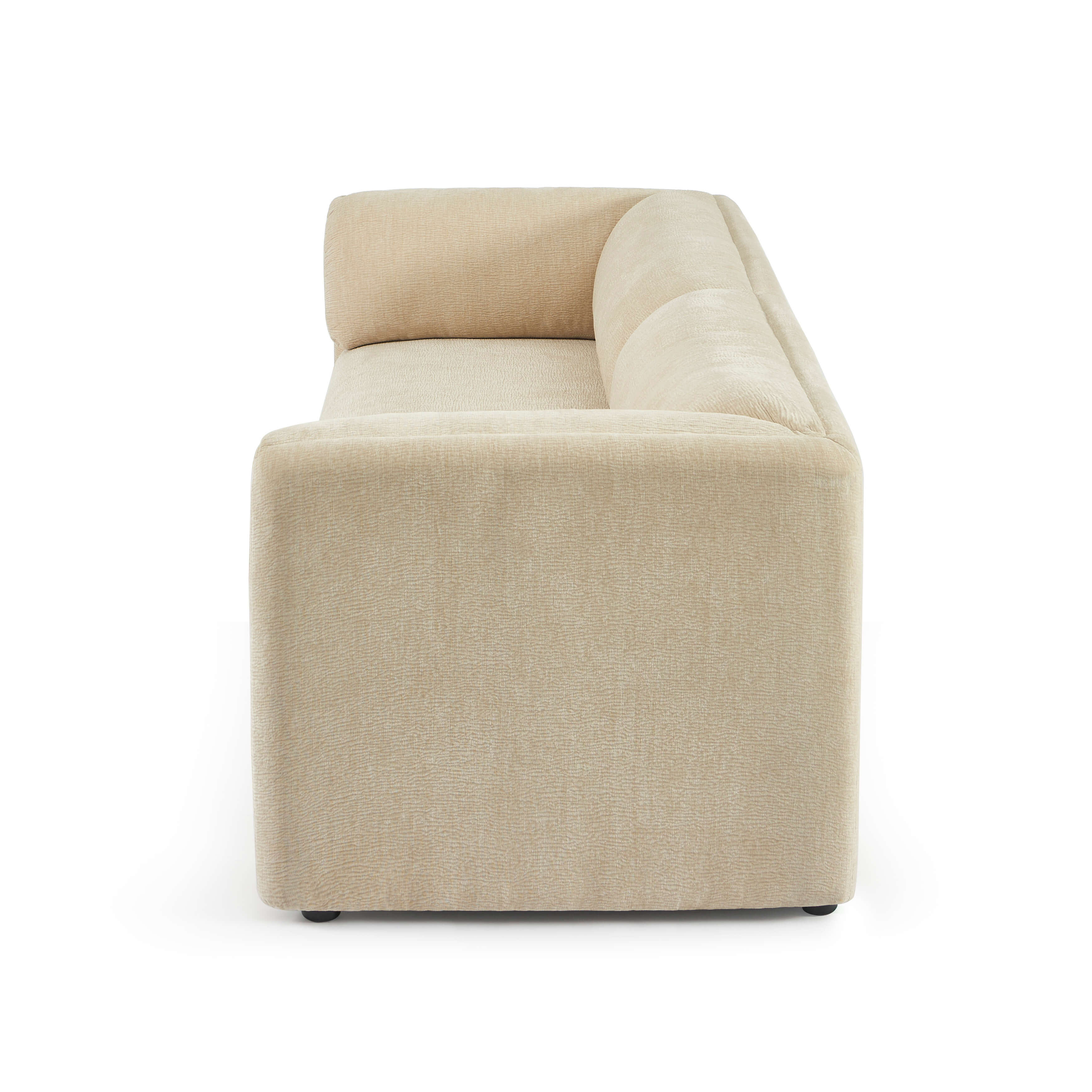 NIKKI 87" 3-Seater Fixed Sofa - Beige