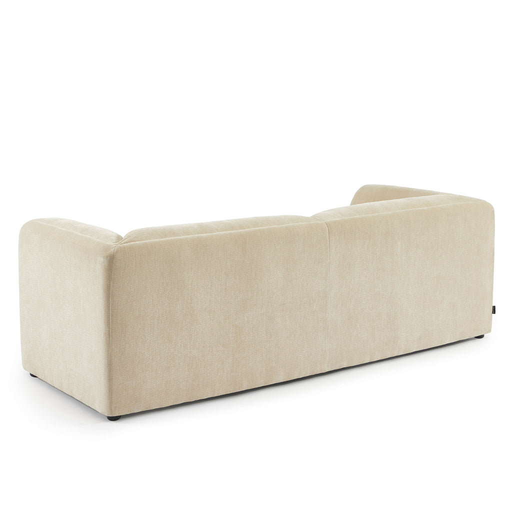 NIKKI 87" 3-Seater Fixed Sofa - Beige