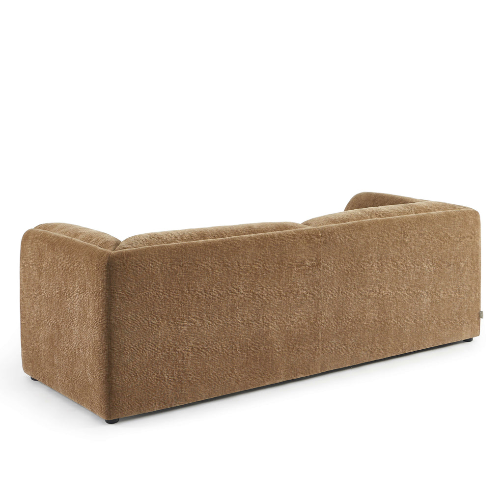 NIKKI 87" 3-Seater Fixed Sofa - Brown