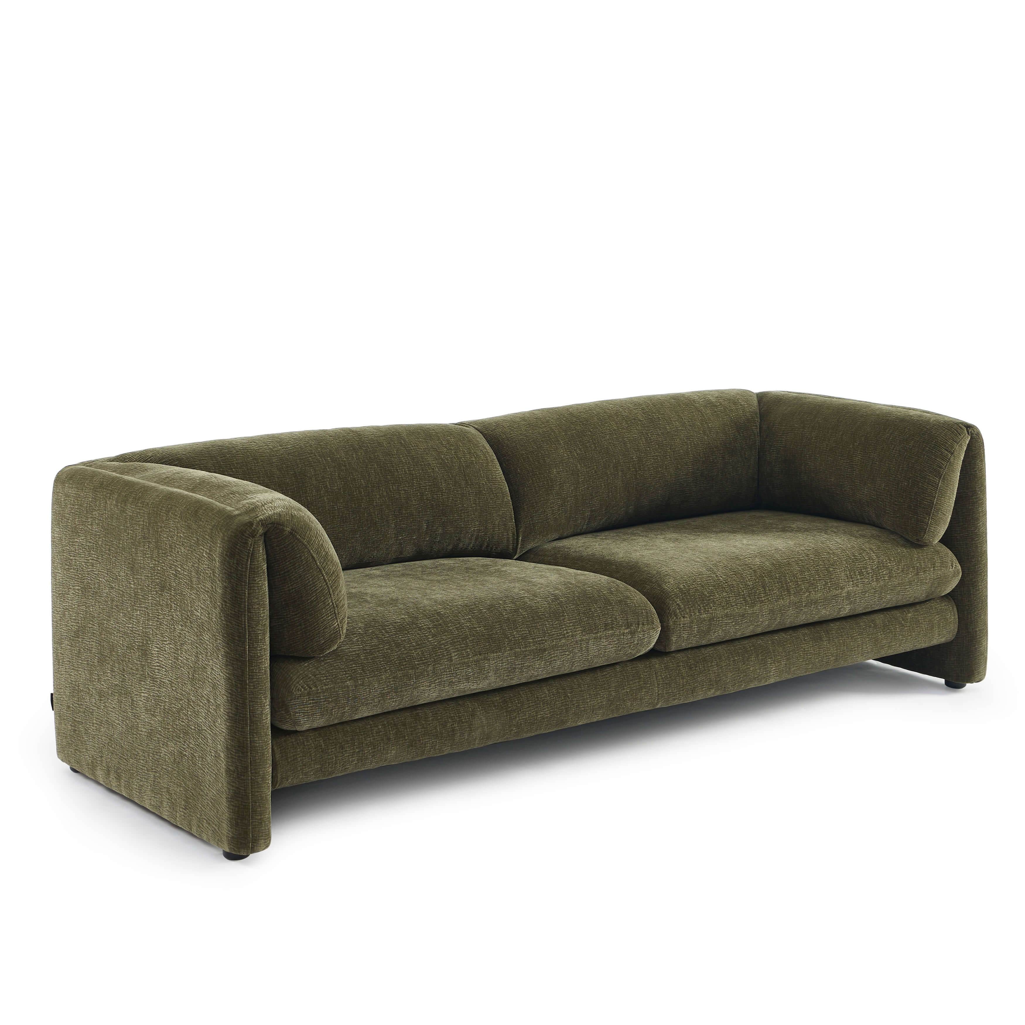 NIKKI 87" 3-Seater Fixed Sofa - Green