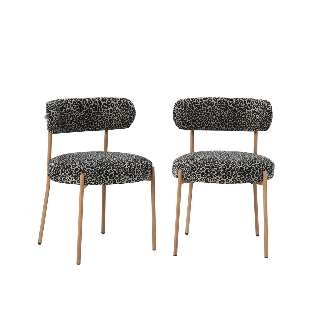 NOA Set of 2 Upholstered Dining Chairs
