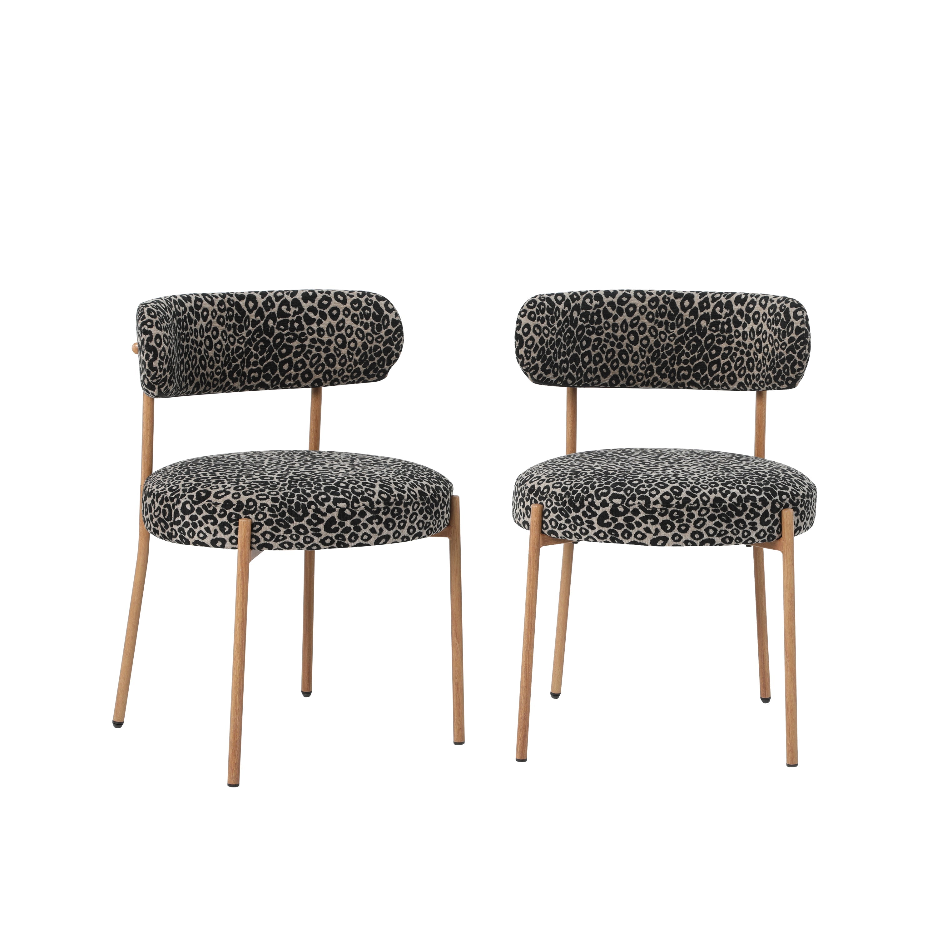 NOA Set of 2 Upholstered Dining Chairs