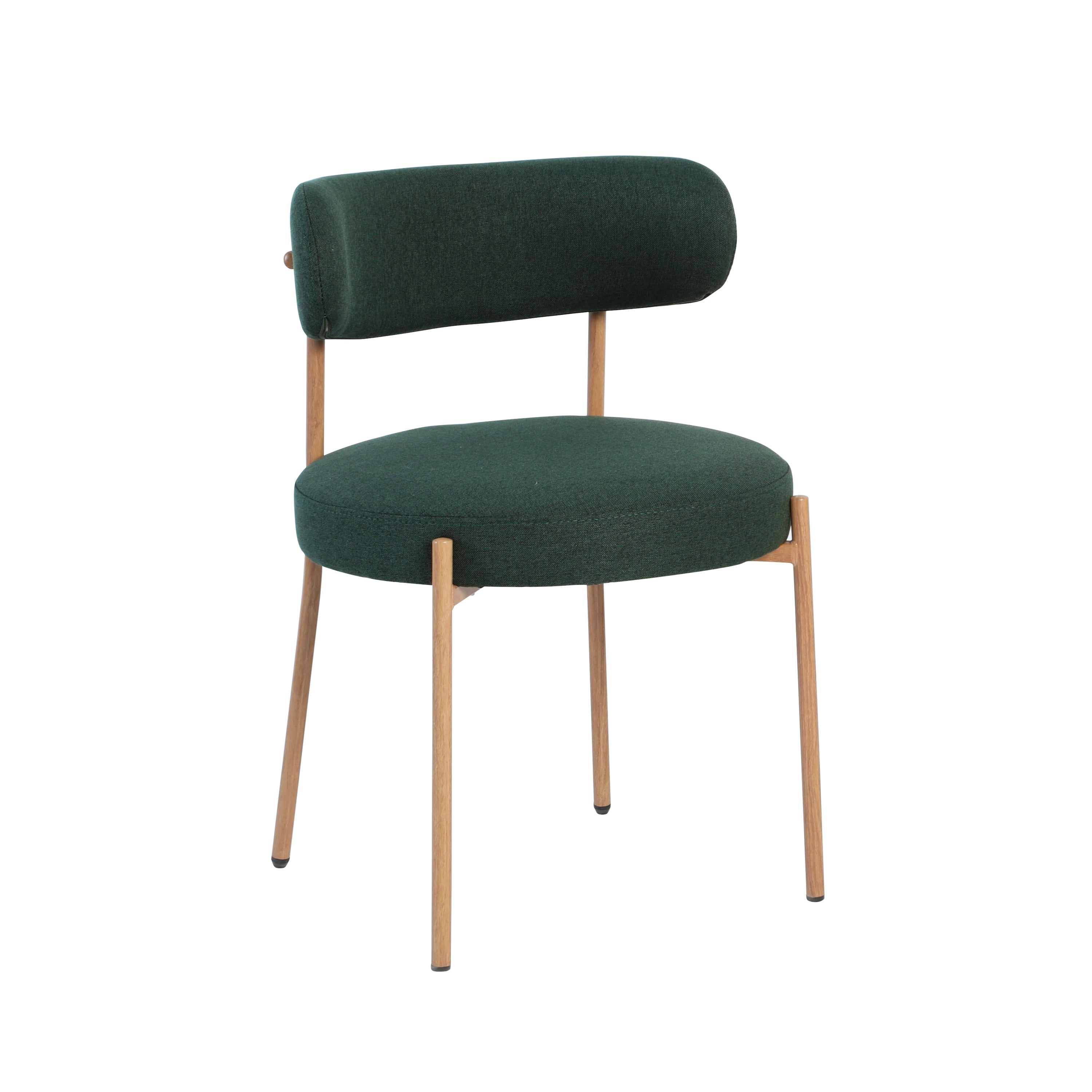 NOA Set of 2 Upholstered Dining Chairs – Green