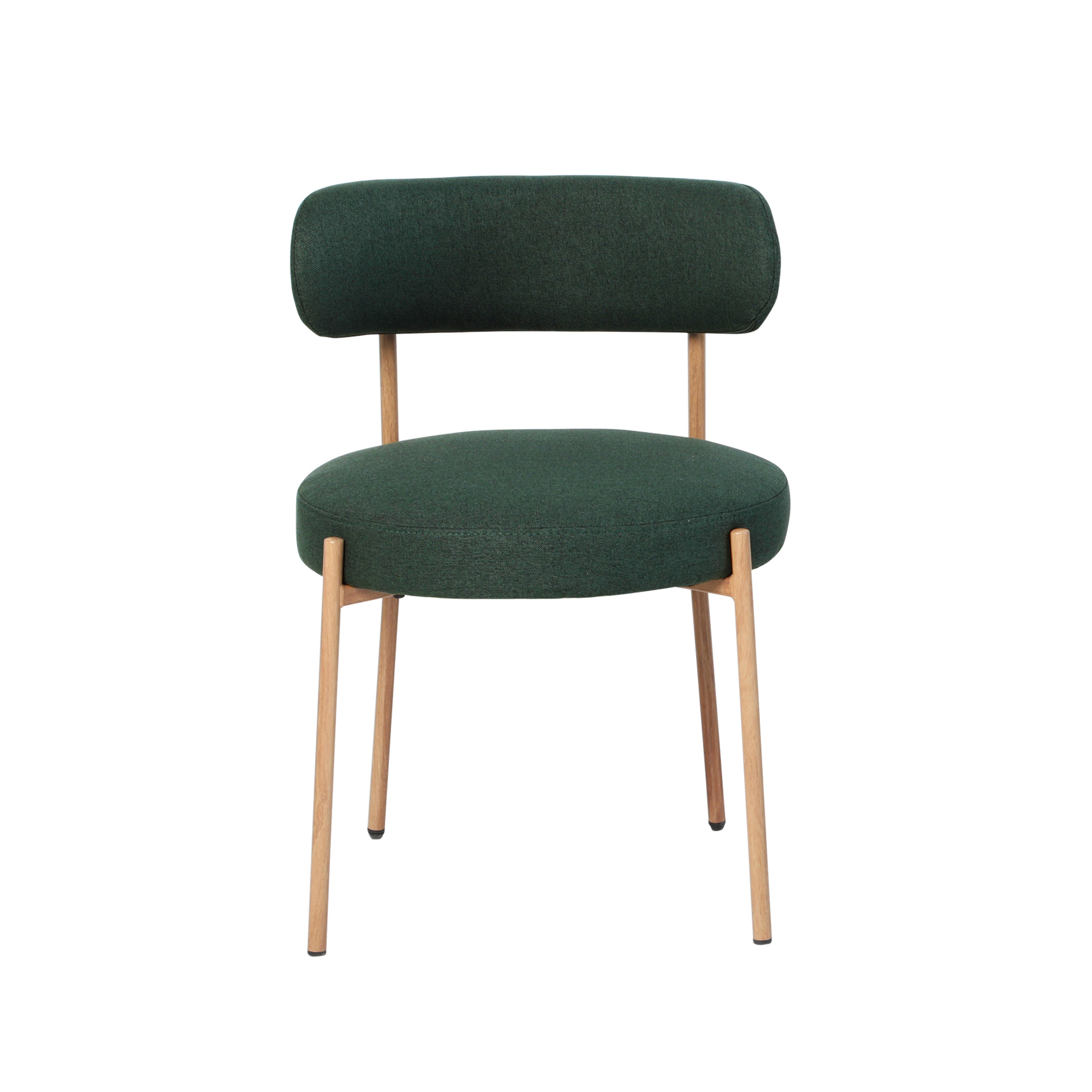 NOA Set of 2 Upholstered Dining Chairs – Green