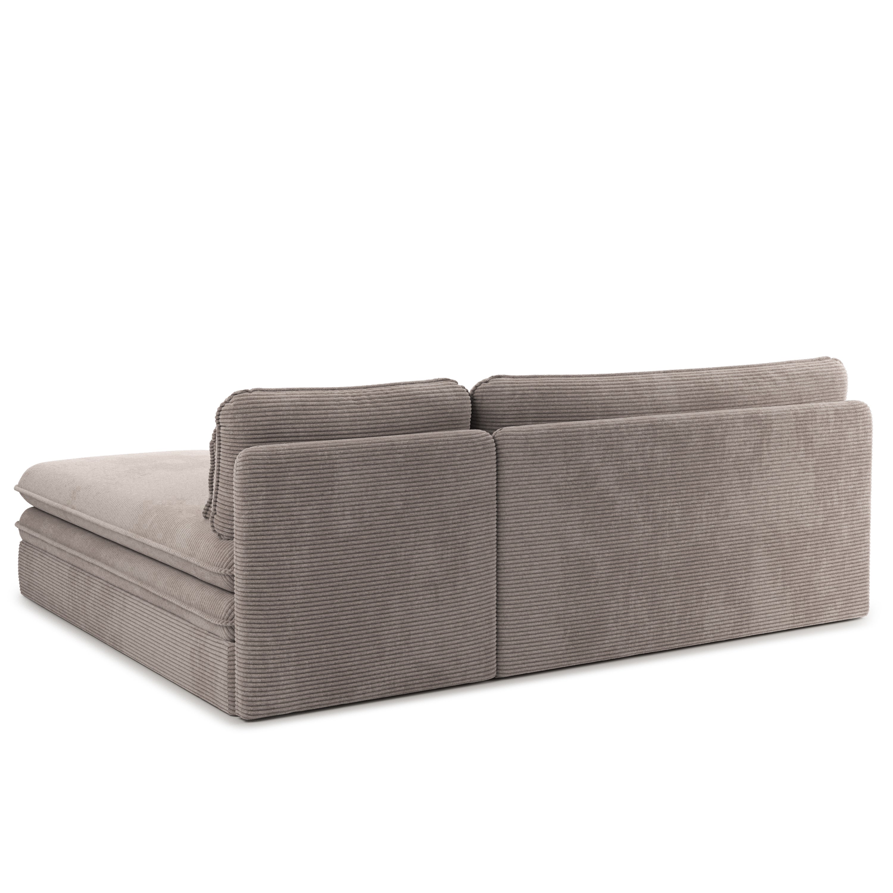 NOMA Reversible Convertible Corner Sofa – Taupe