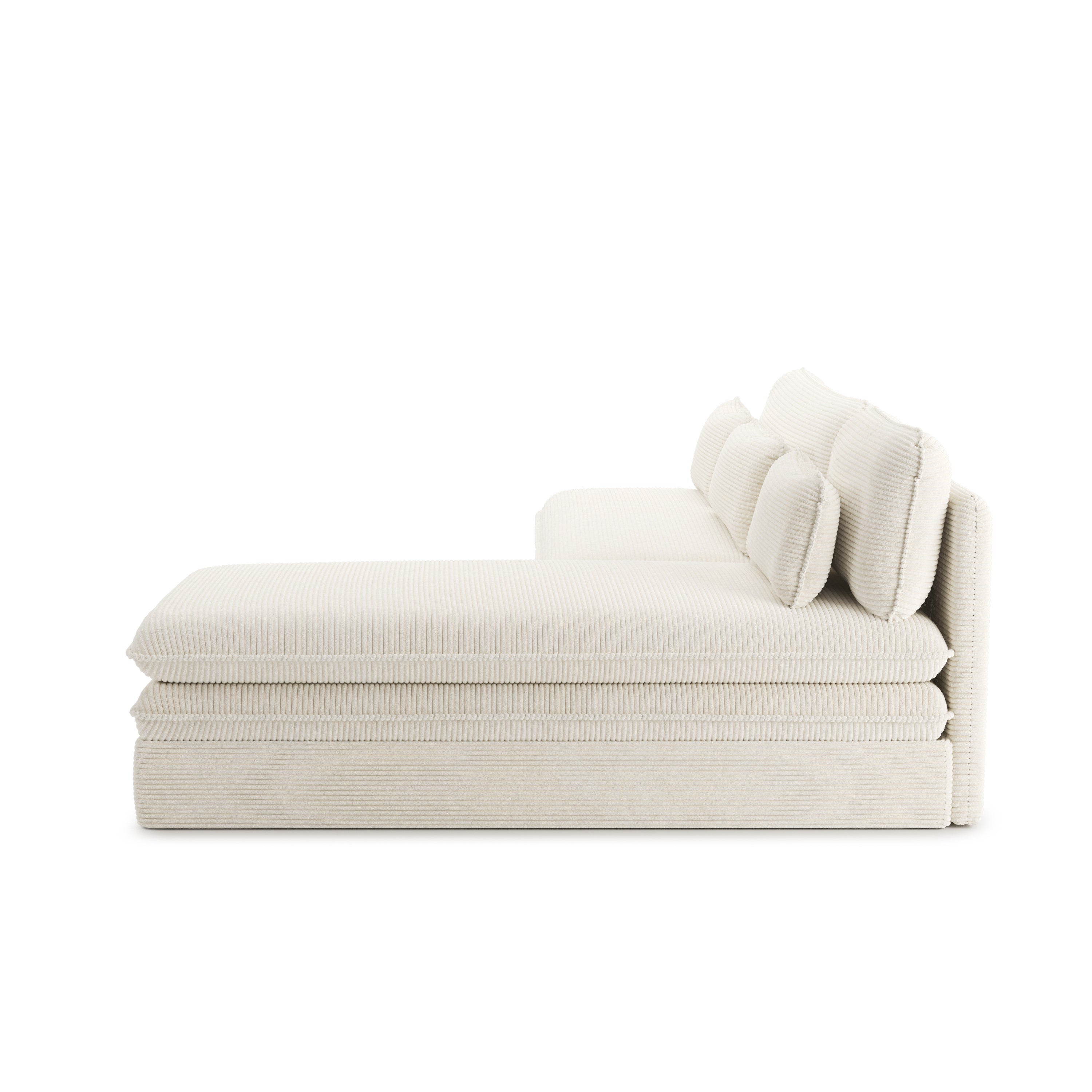 NOMA Reversible Convertible Corner Sofa – Beige