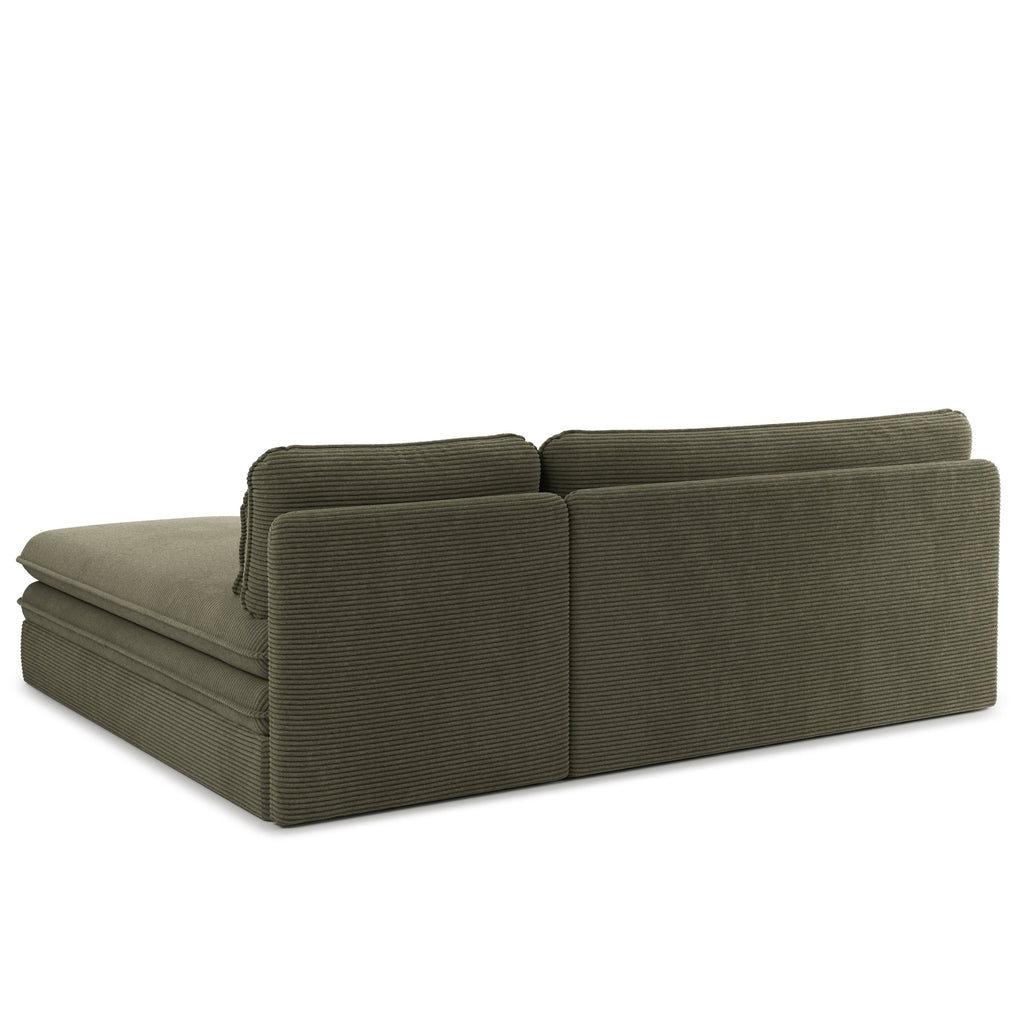 NOMA Reversible Convertible Corner Sofa – Green