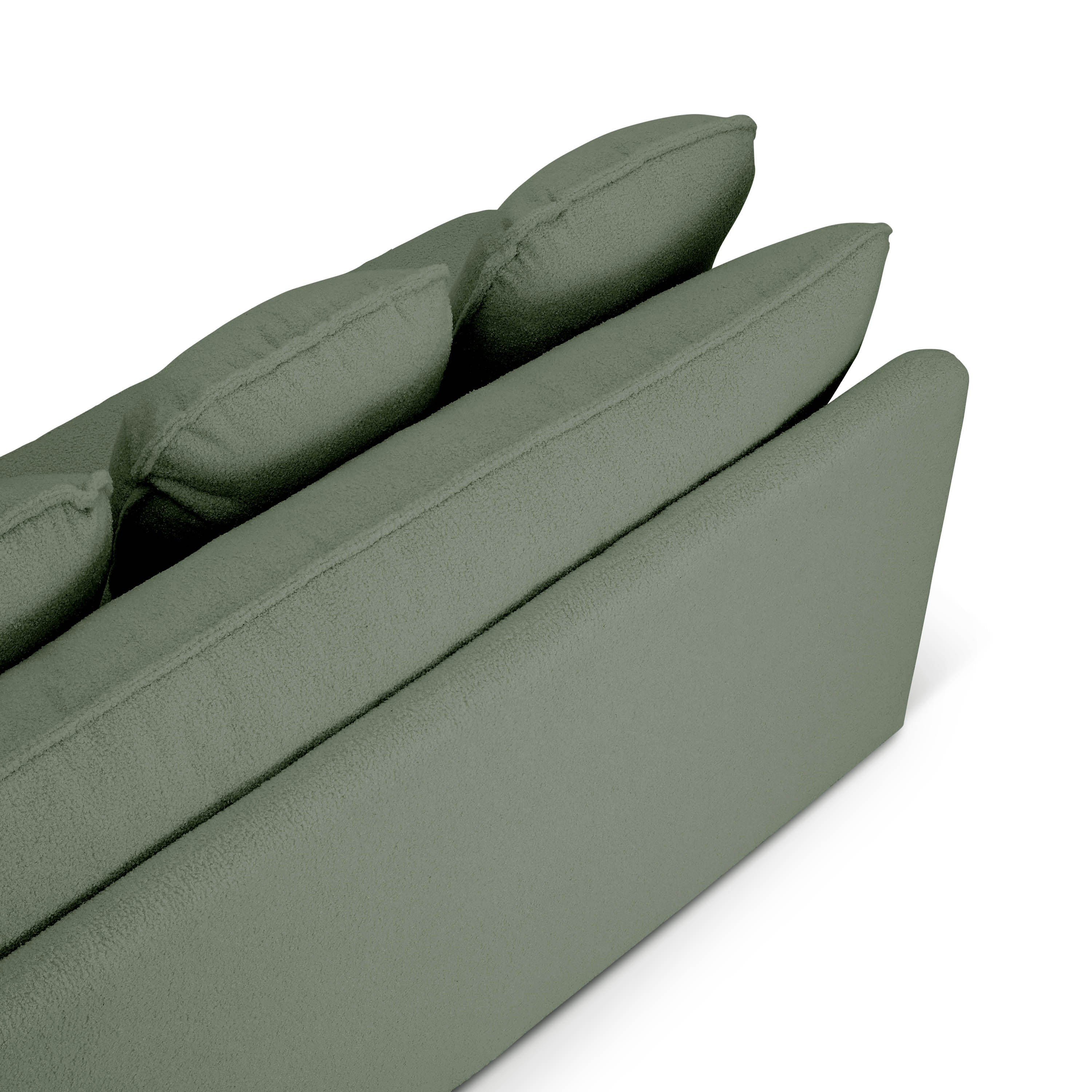 NOMA 3-Seater Convertible Sofa - Green