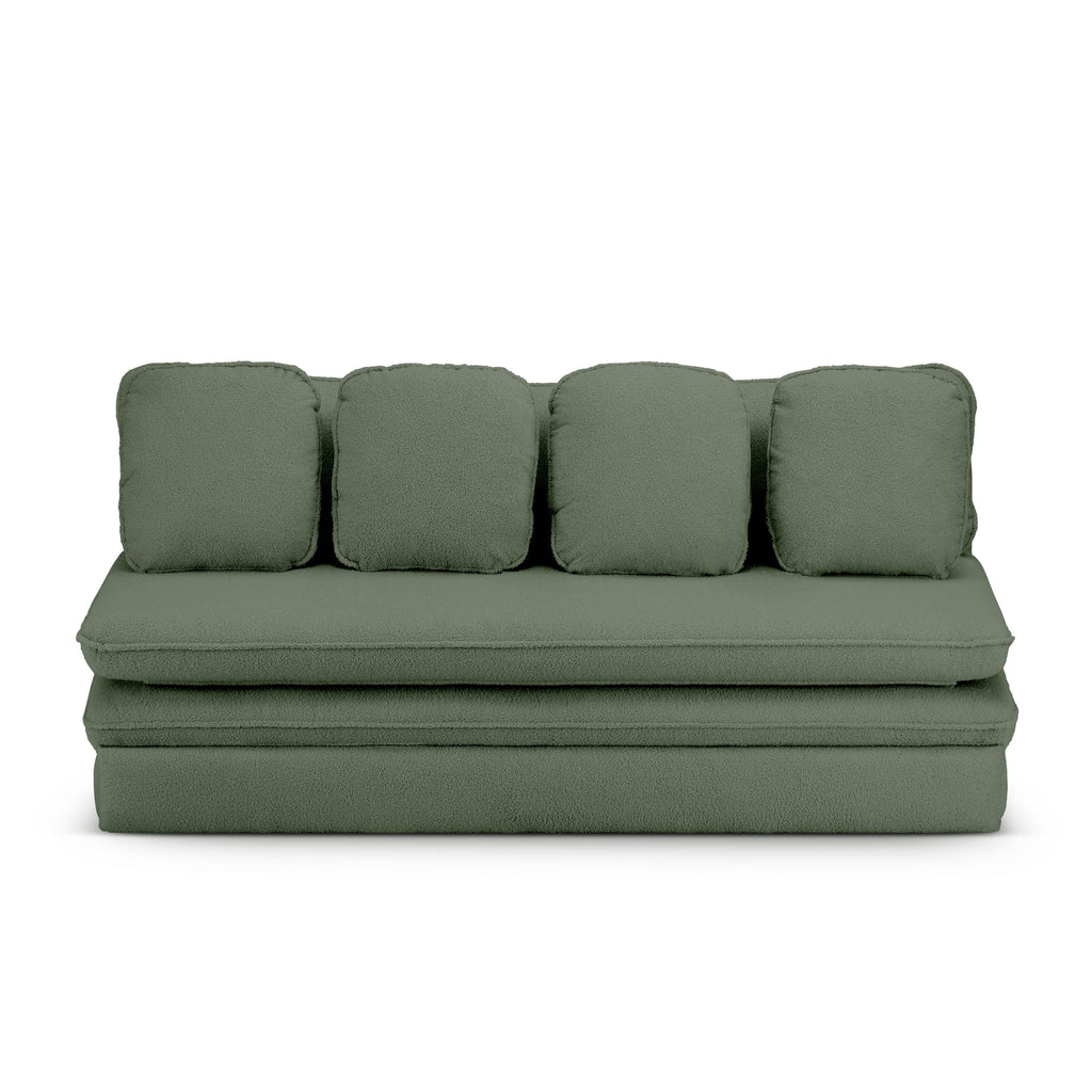 NOMA 3-Seater Convertible Sofa - Green