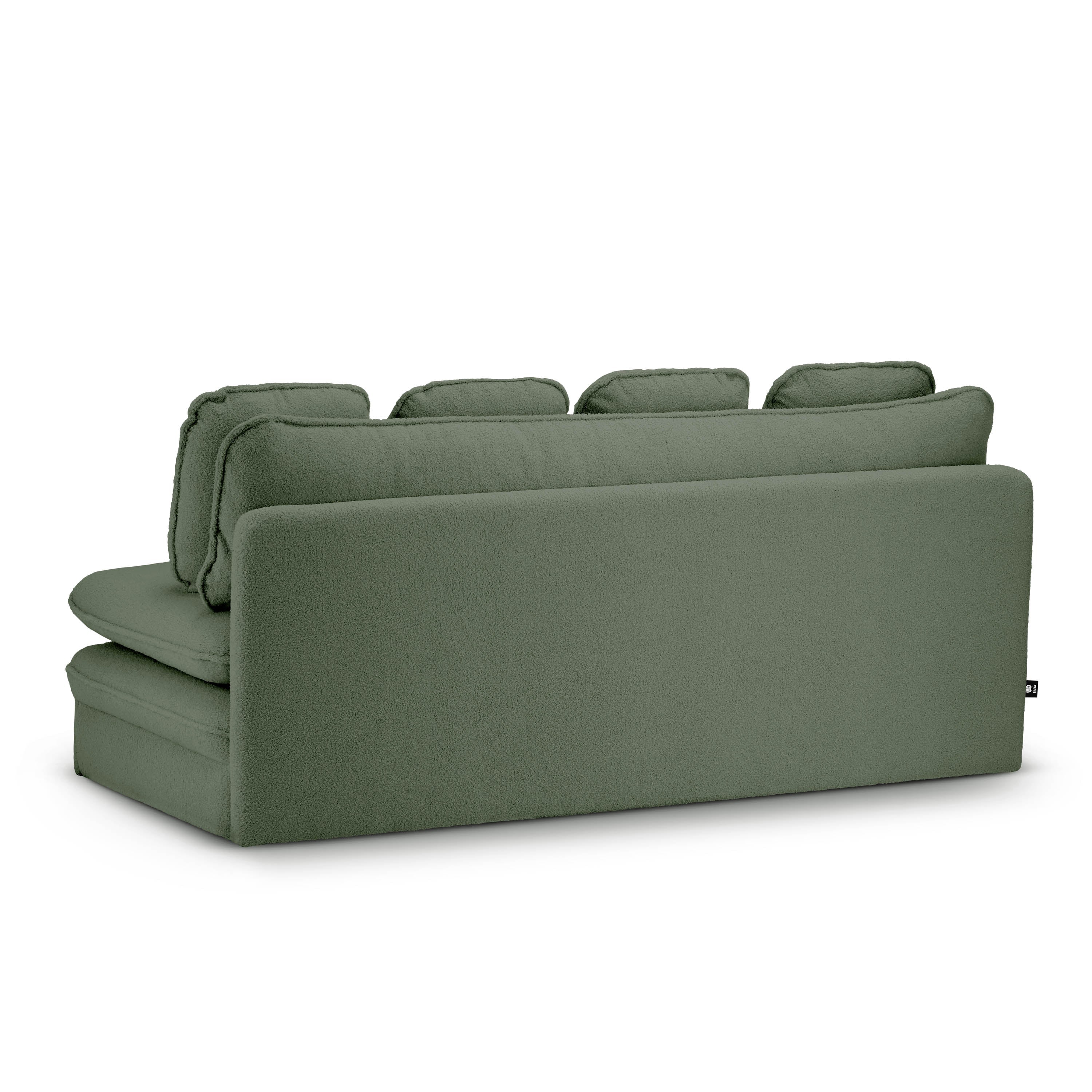 NOMA 3-Seater Convertible Sofa - Green