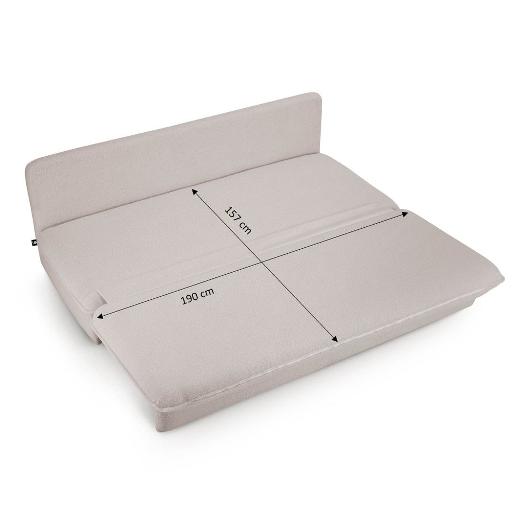 NOMA Upholstered Modular Sofa Bench – Taupe