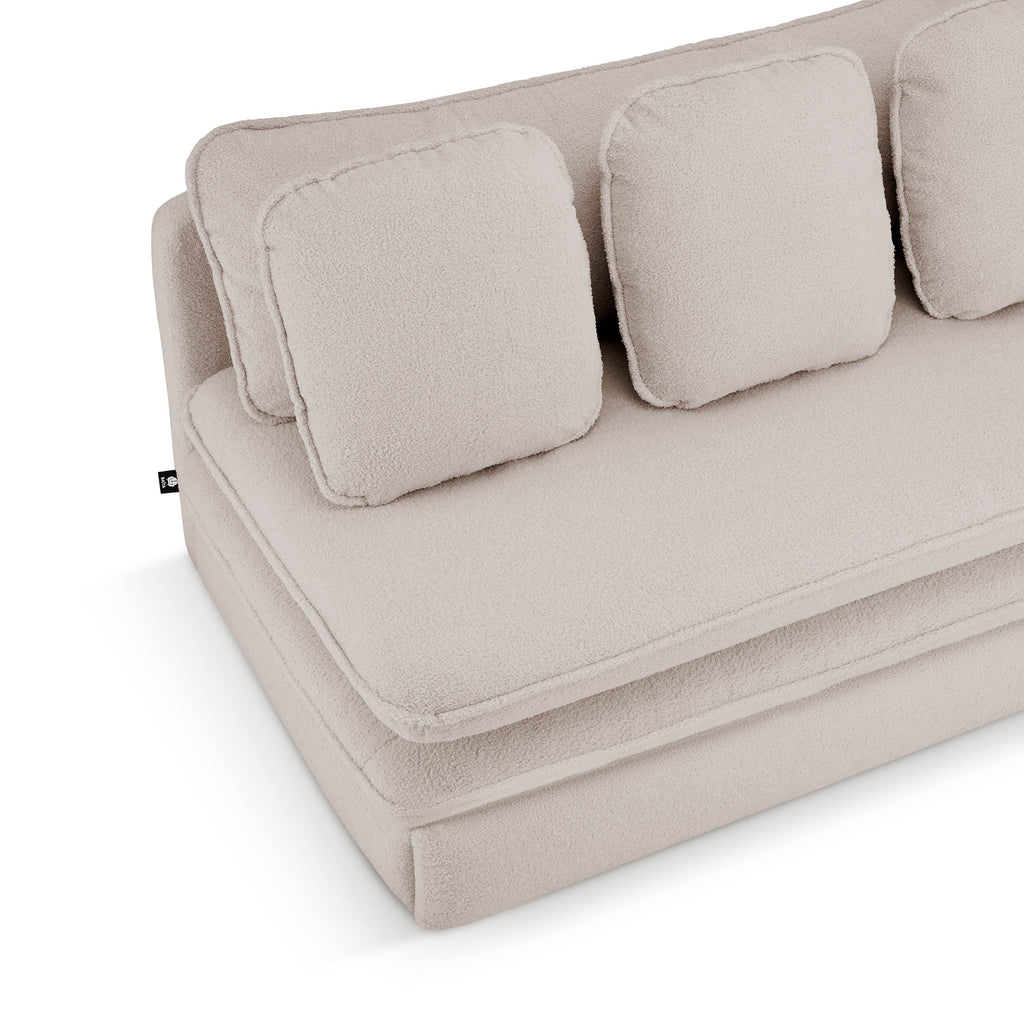 NOMA Upholstered Modular Sofa Bench – Taupe
