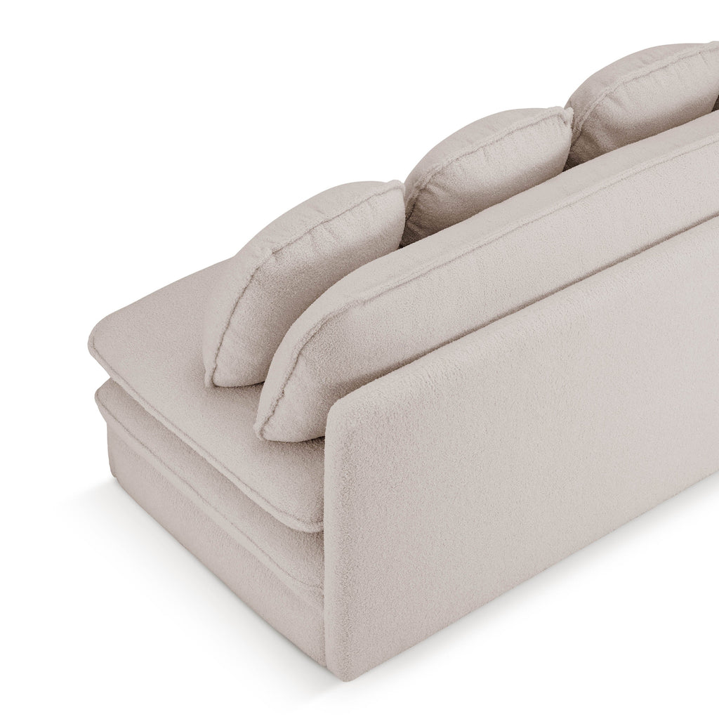 NOMA Upholstered Modular Sofa Bench – Taupe