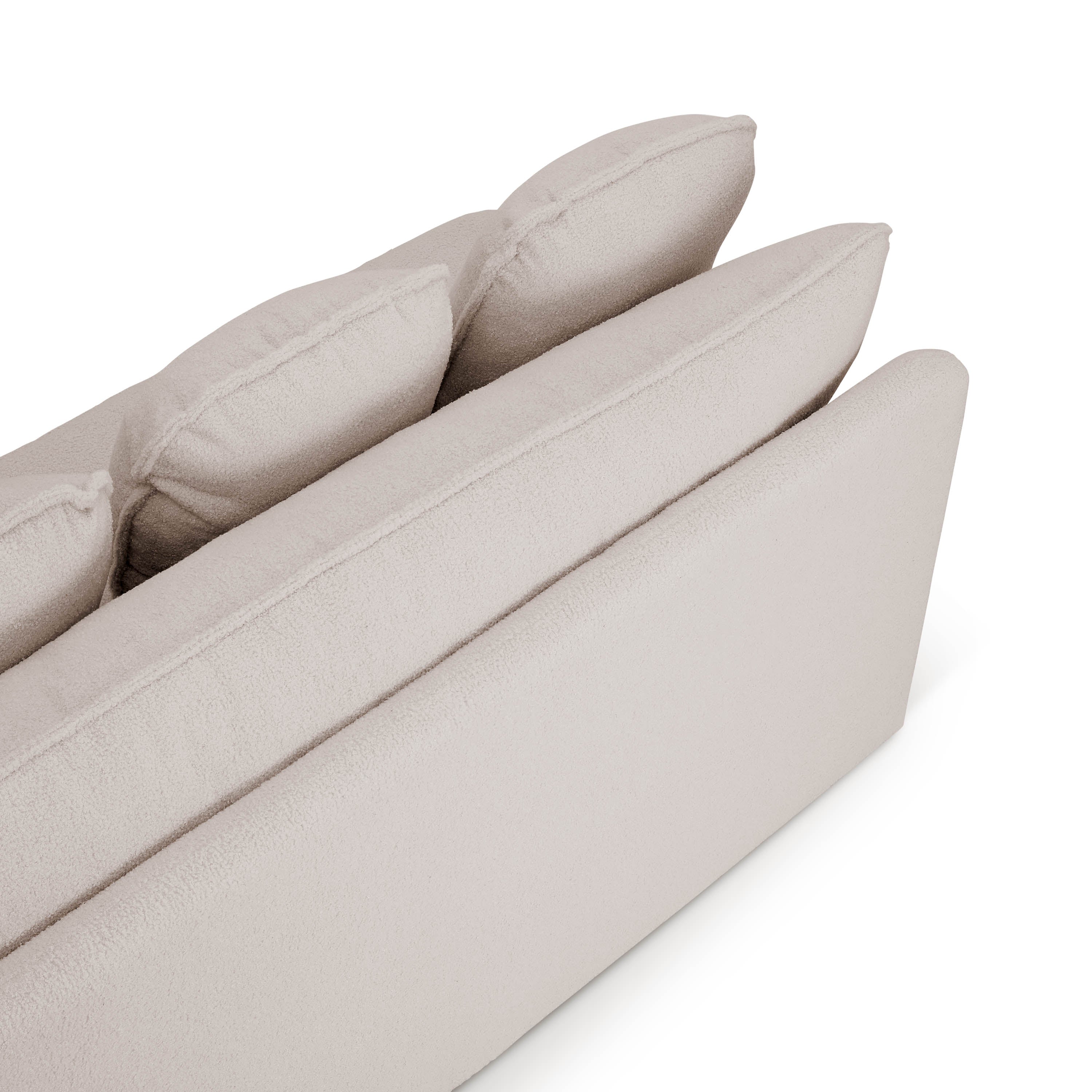 NOMA 3-Seater Convertible Sofa - Taupe