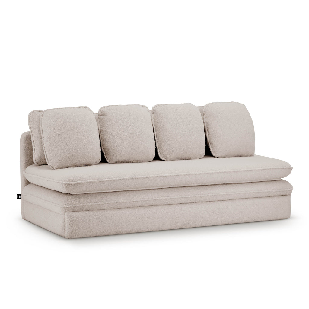 NOMA Upholstered Modular Sofa Bench – Taupe
