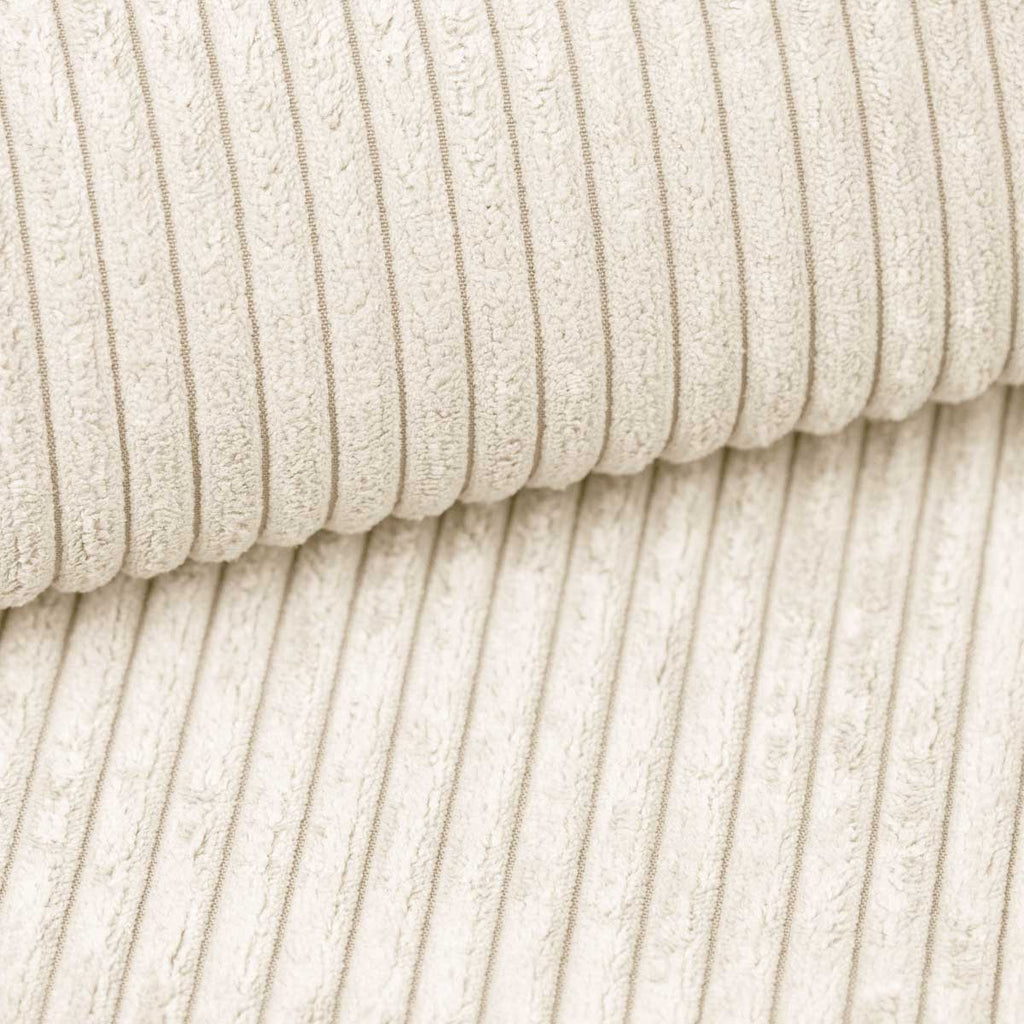 NOMA Corduroy Fabric Modular Sofa Bench – Beige
