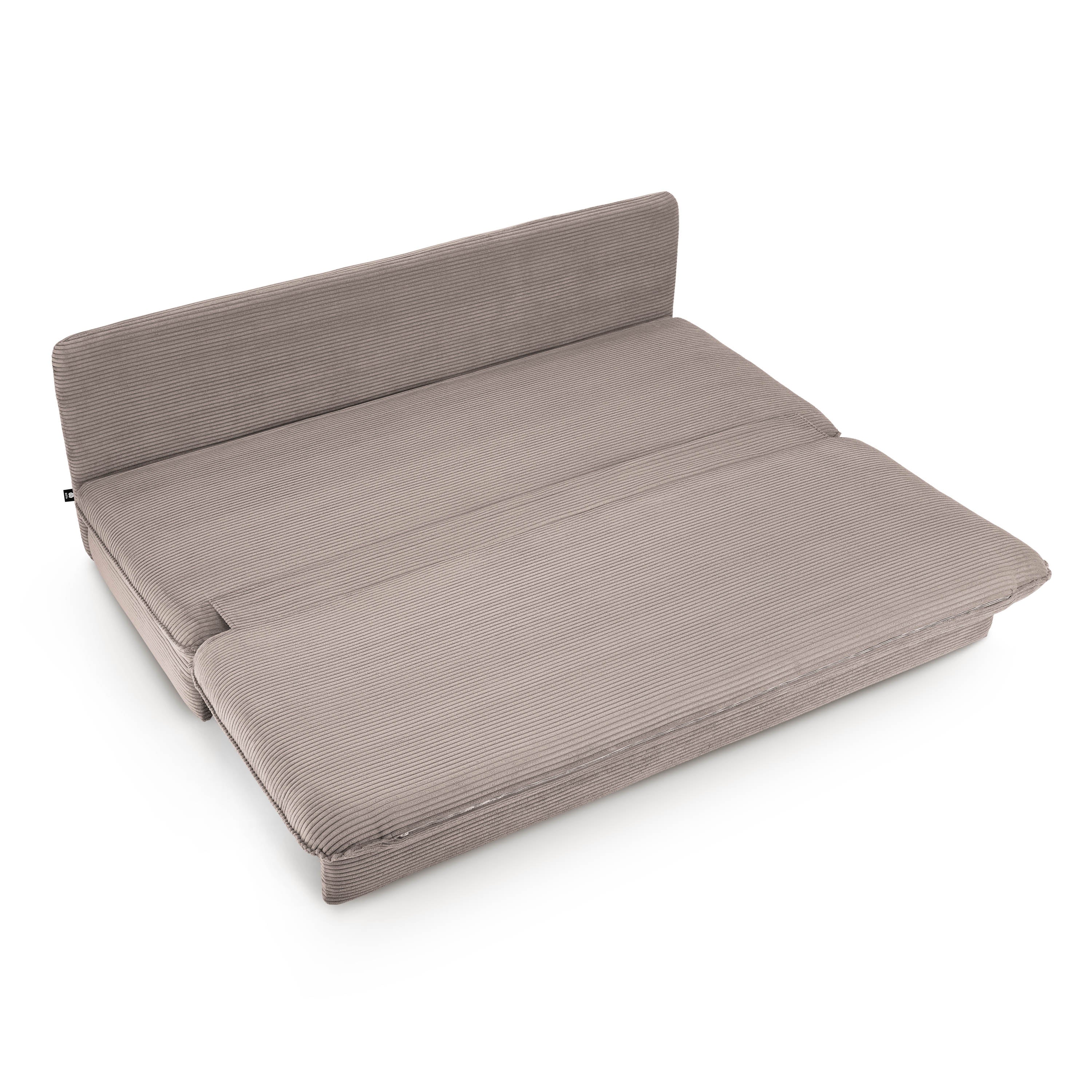 NOMA Corduroy Fabric Modular Sofa Bench – Greige