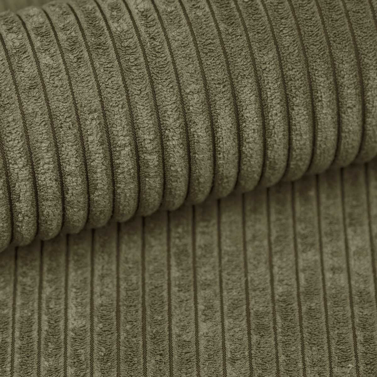NOMA Corduroy Fabric Modular Sofa Bench – Green