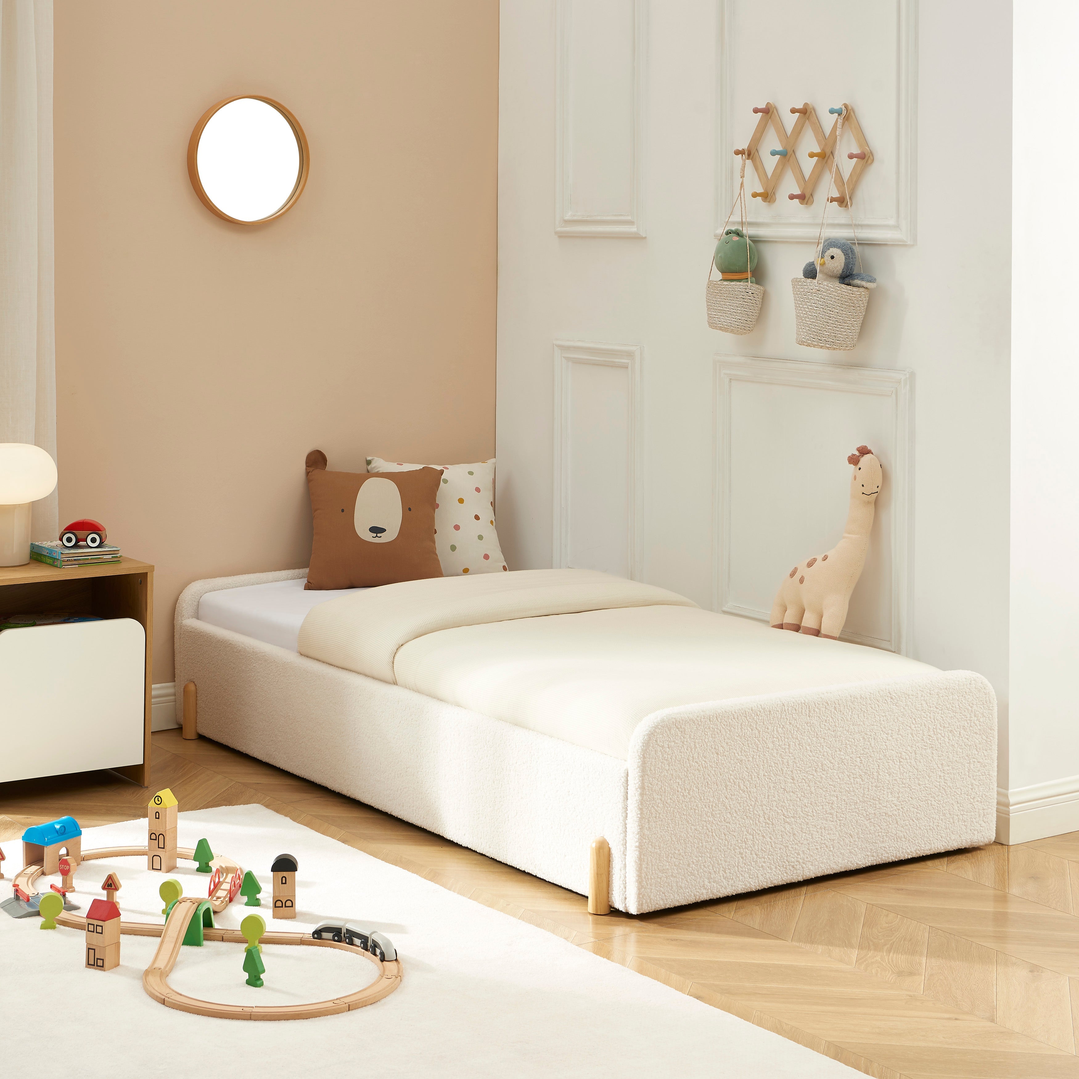 NUI Kids Storage Bed – Beige