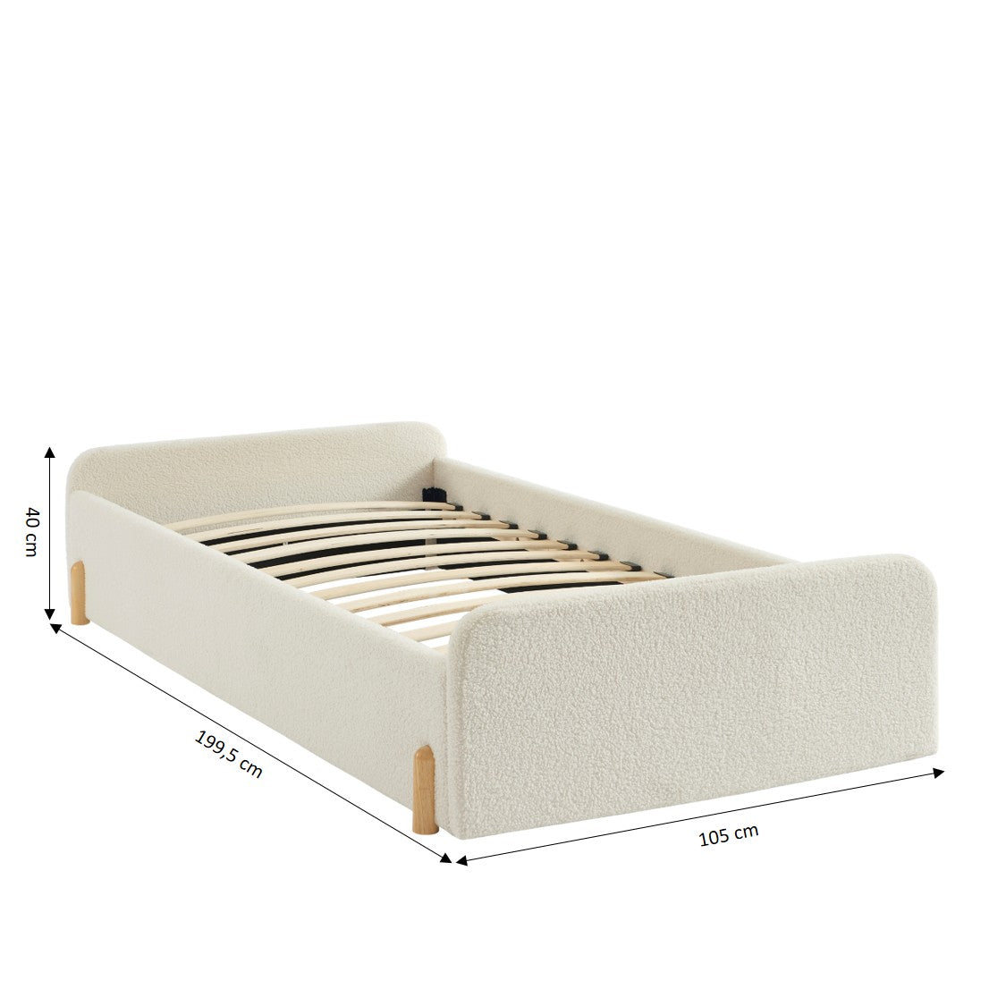 NUI Kids Storage Bed – Beige