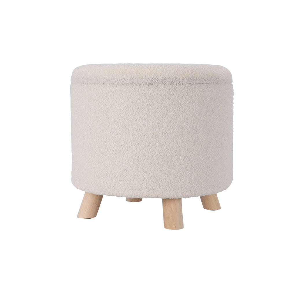 OAD Storage Pouf with Lid - Purple