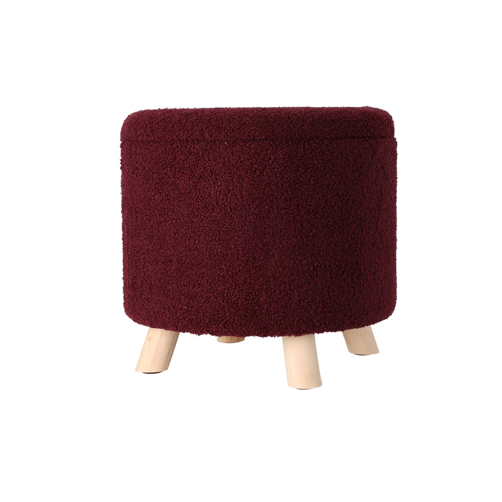 OAD Storage Pouf with Lid - Purple