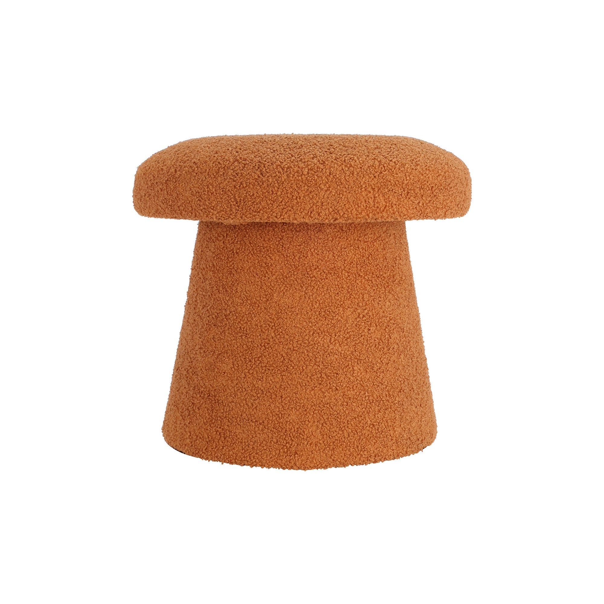 OAD Mushroom-Shape Decorative Pouf – Orange