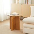 OCANA Round Side Table (H 20") - Light Wood